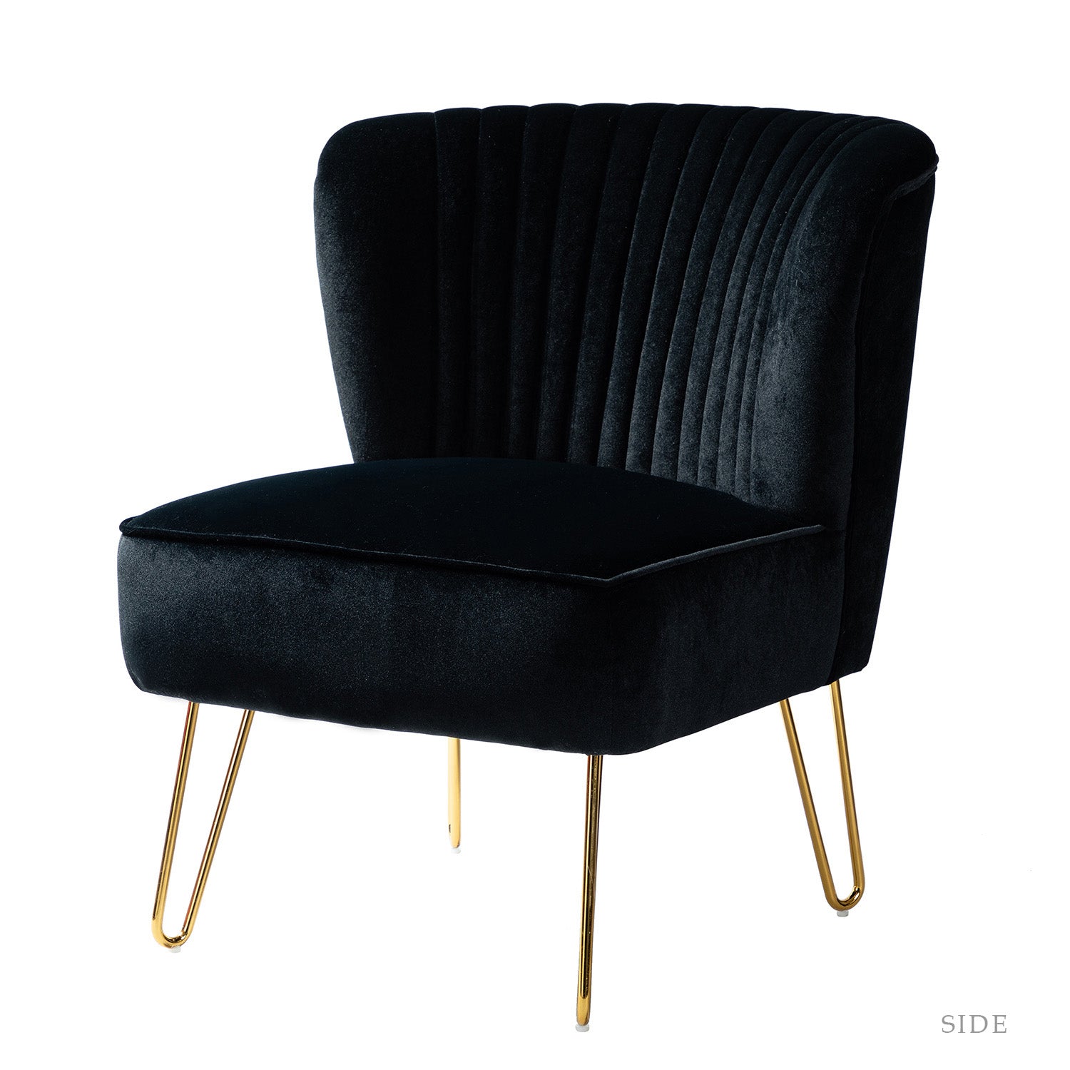 Eloisa Side Chair in Black