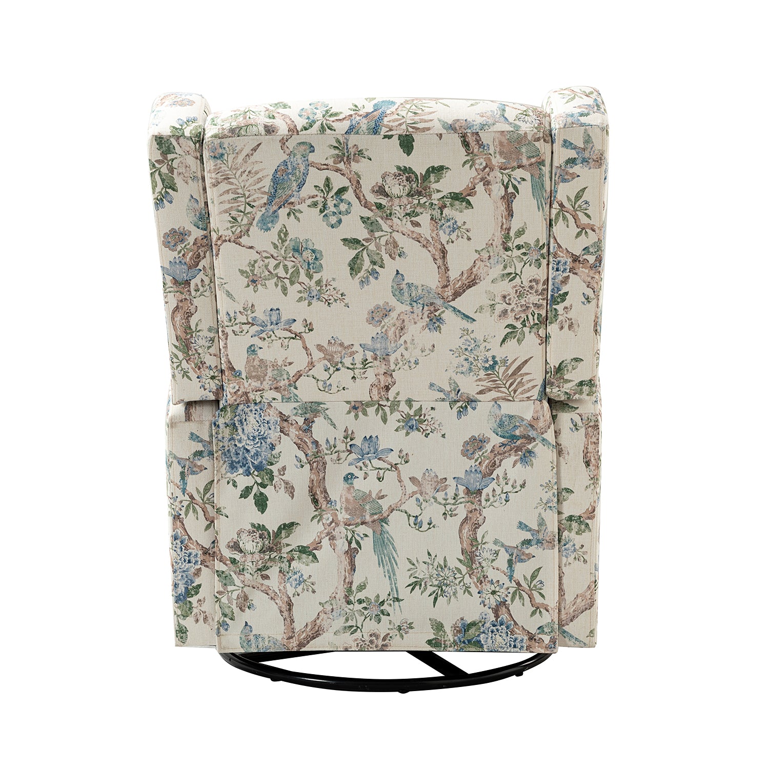 George Manual Swivel Glider Recliner in Floral