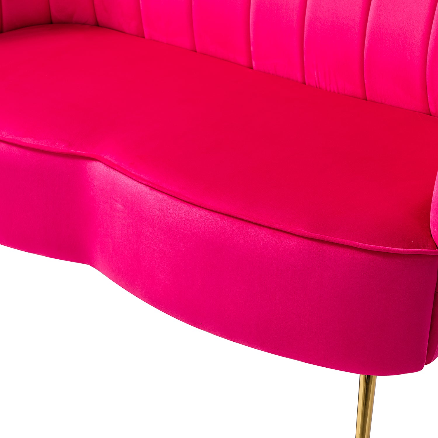 Donata Loveseat in Fushia