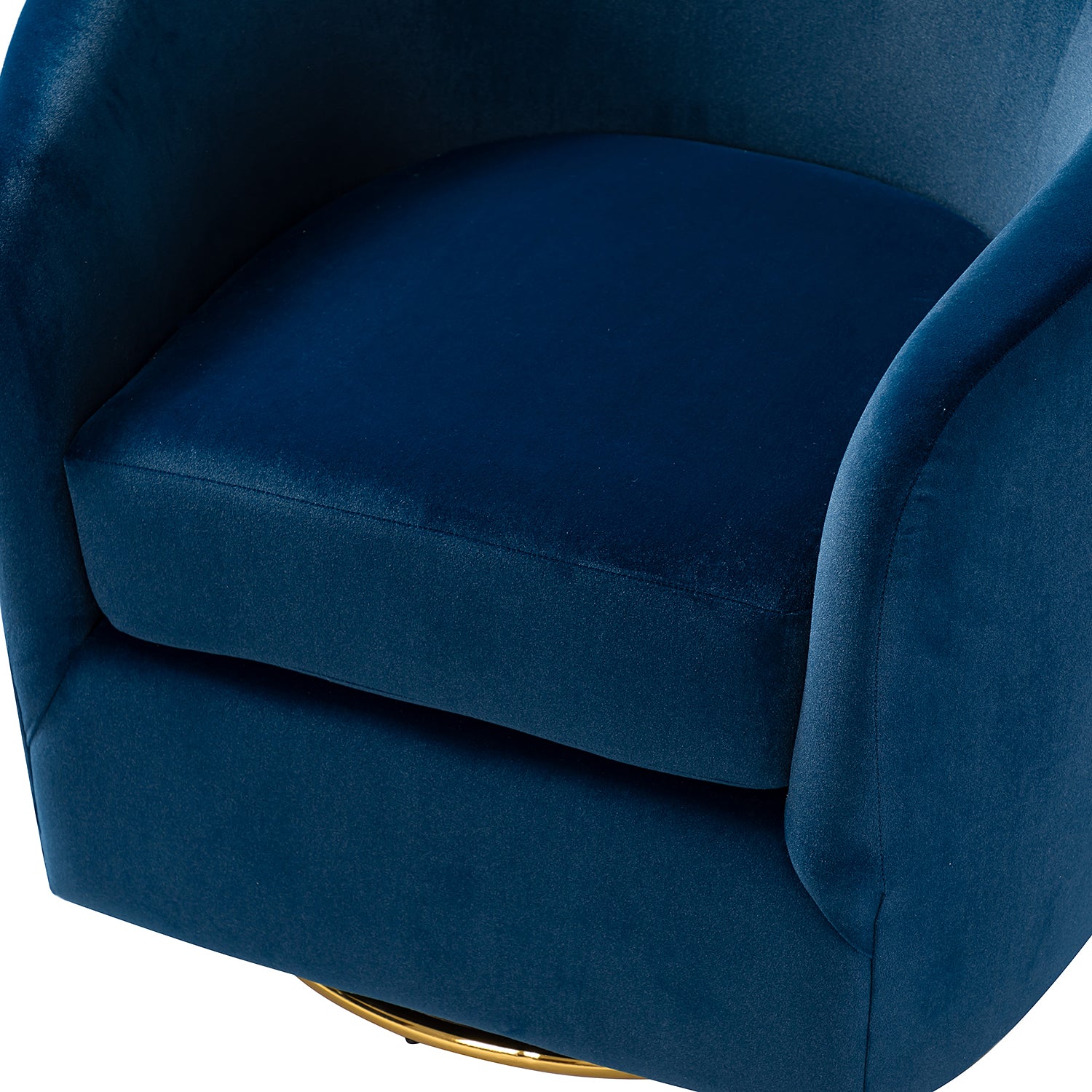 Amarante Swivel Chair in Navy