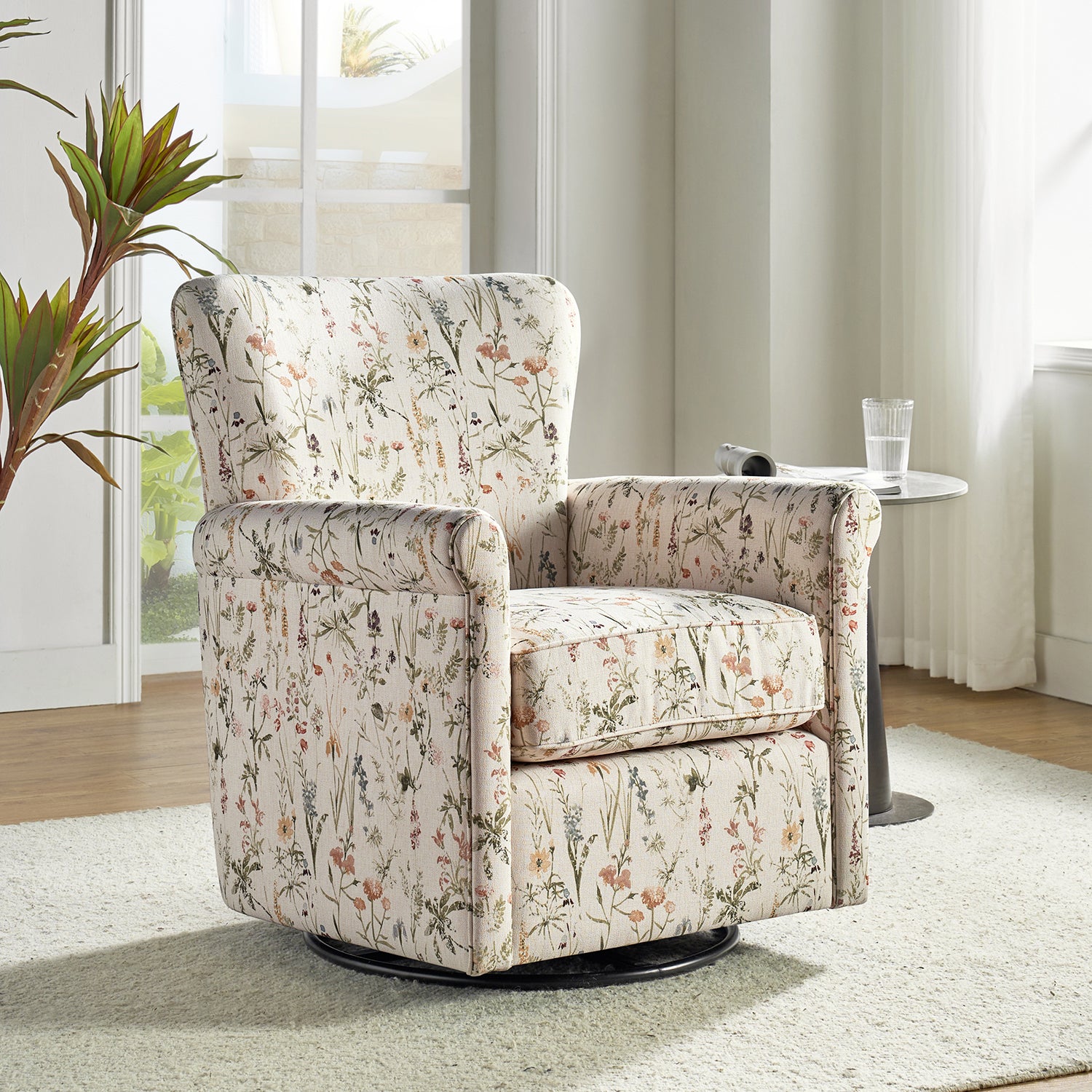 Knud Swivel Chair in Spring