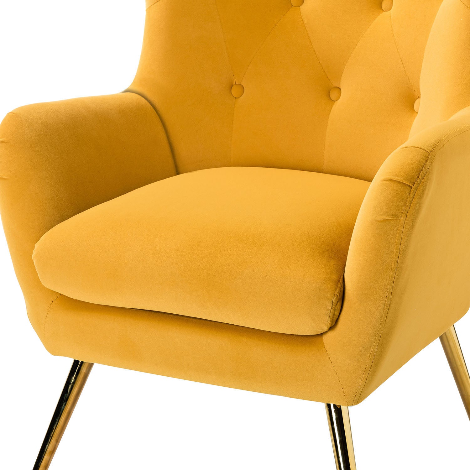 Arama Accent Chair in Mustard