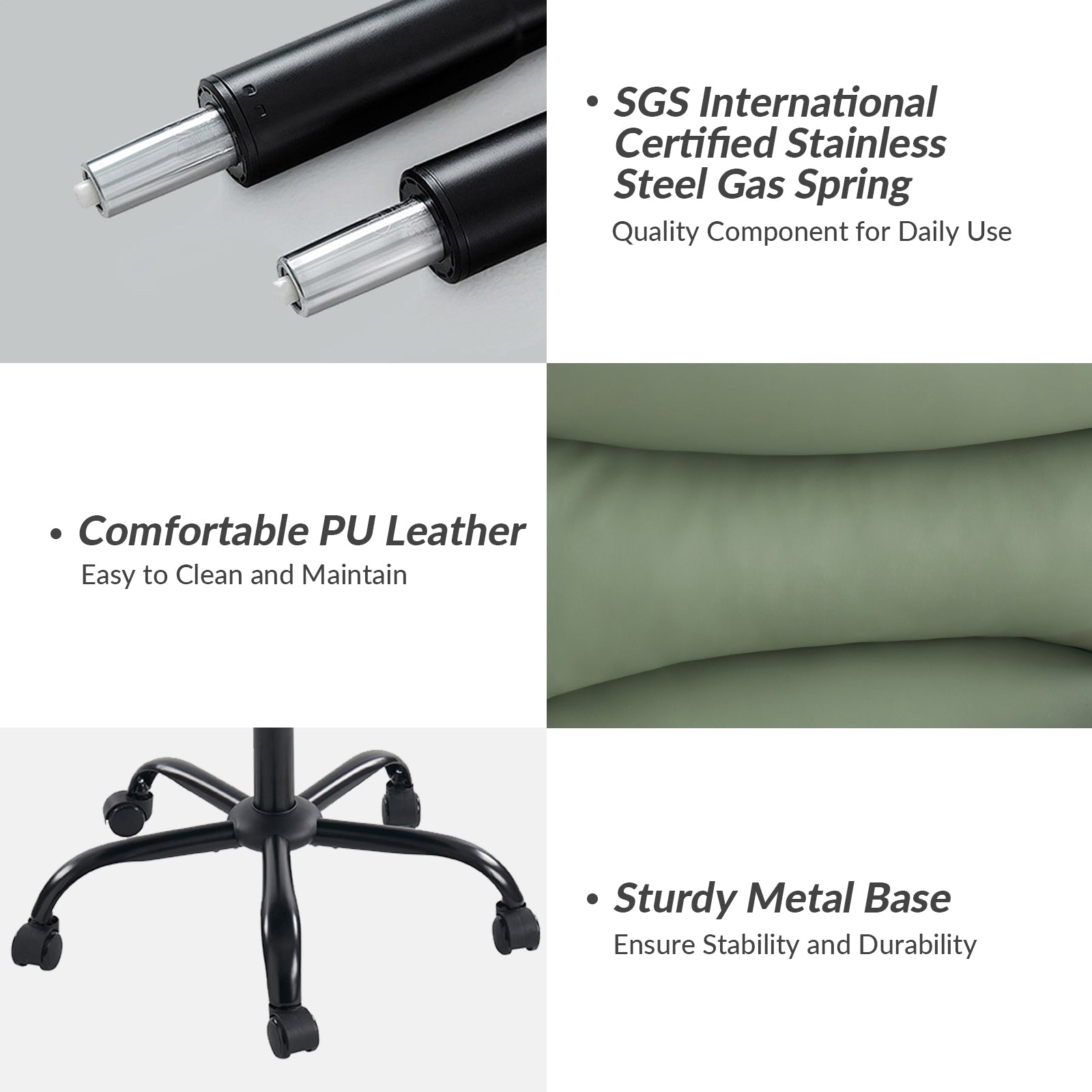 Sal Office Chair in Green