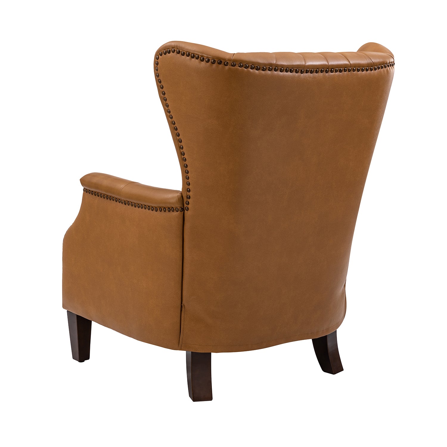 Xaver Genuine Leather Armchair in Camel