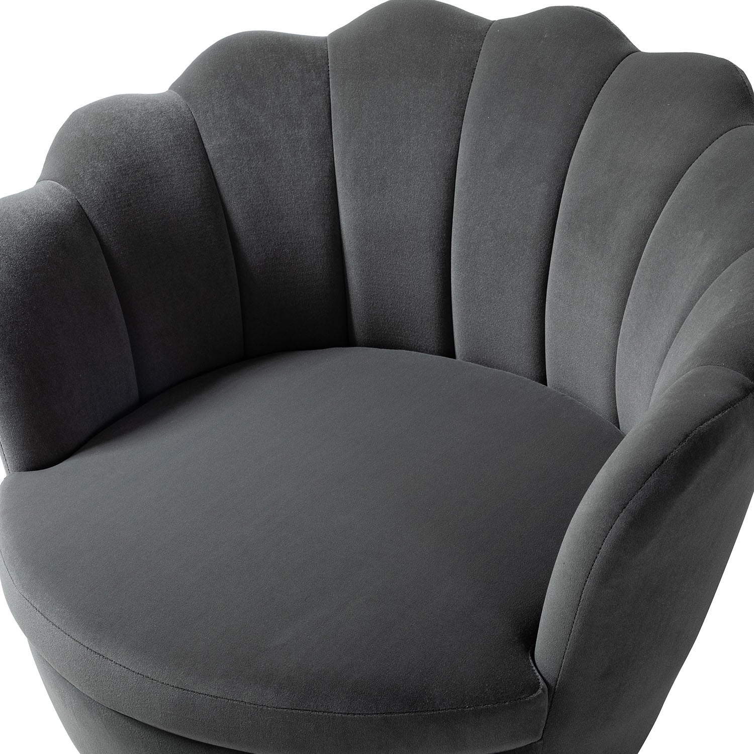 Donata Barrel Chair in Grey