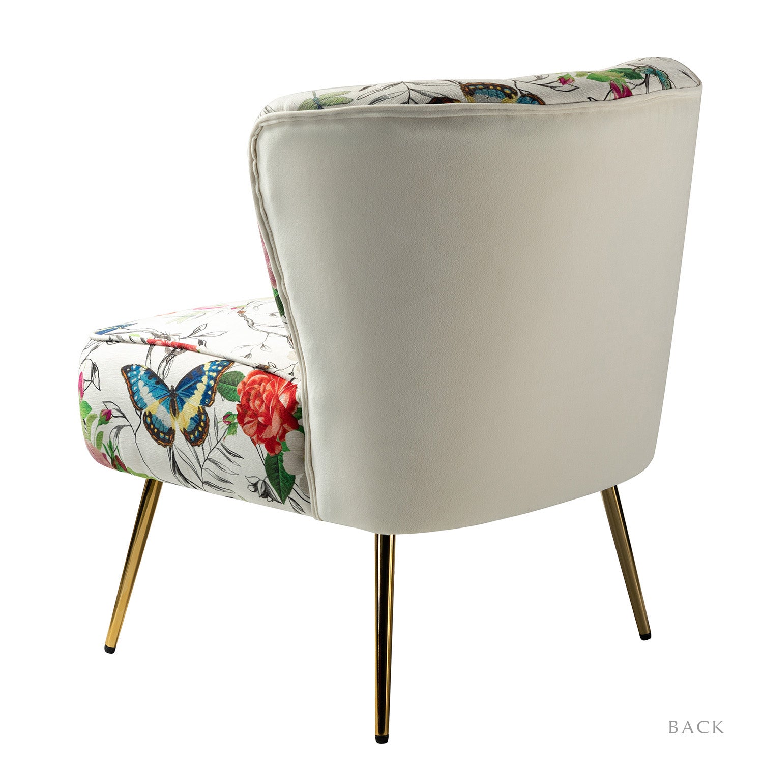 Amata Side Chair in Ivory