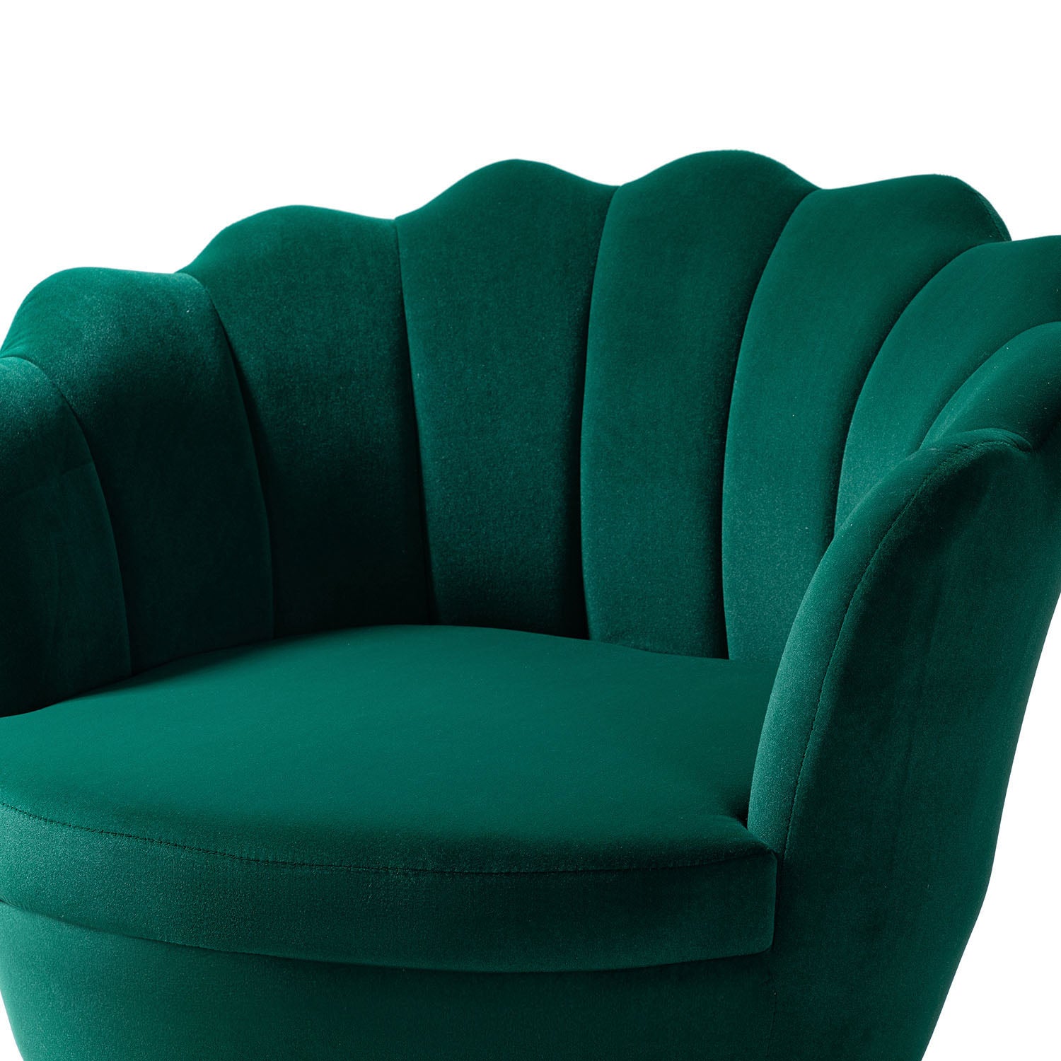 Donata Barrel Chair in Green