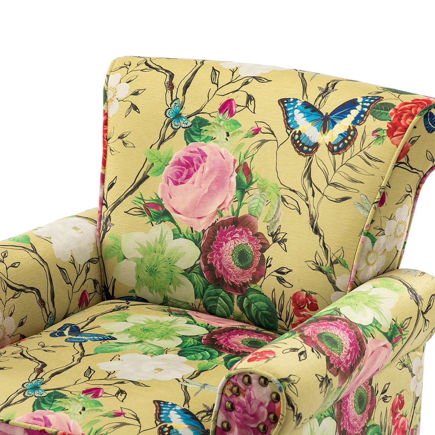 Araceli Armchair in Mustard
