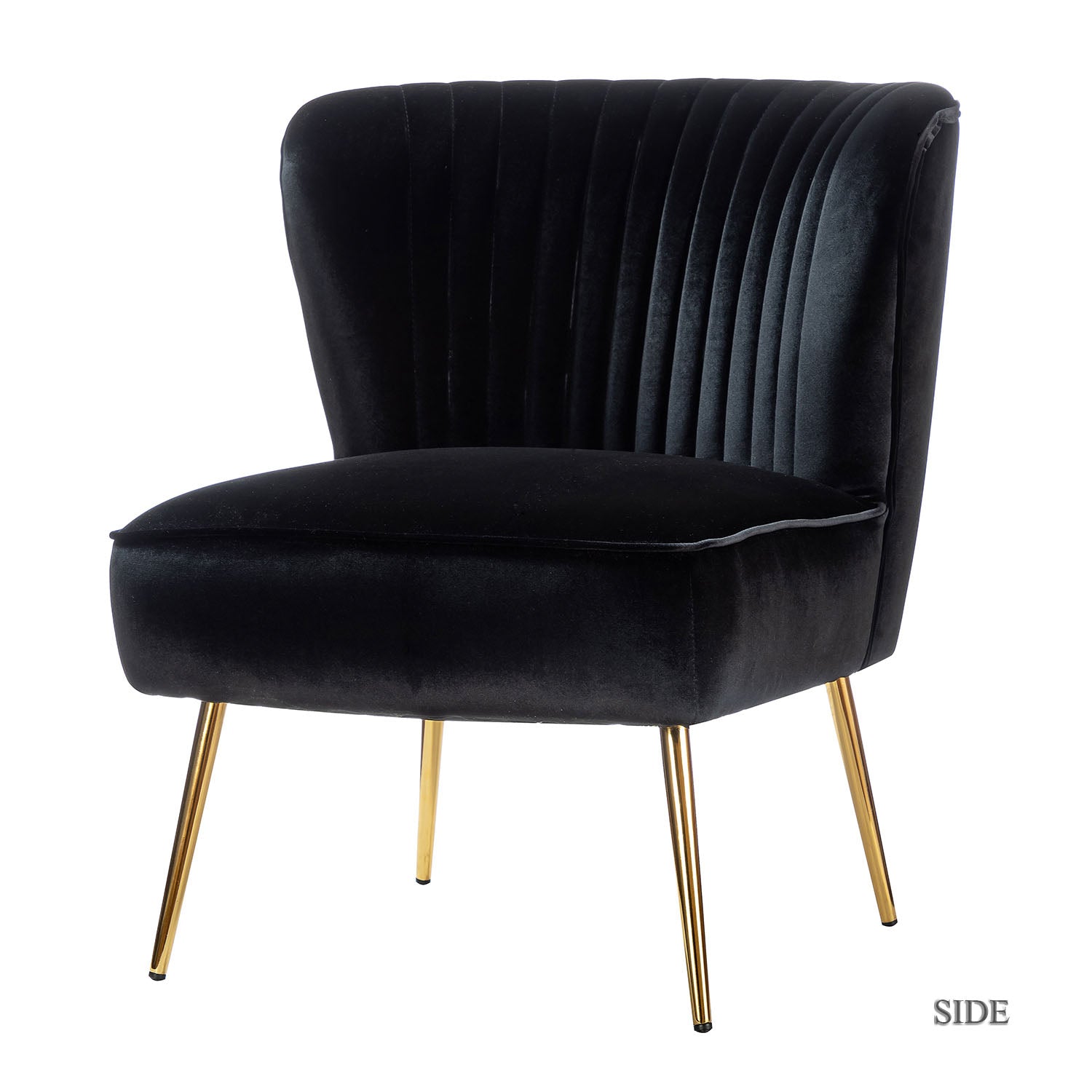 Monica Side Chair in Black