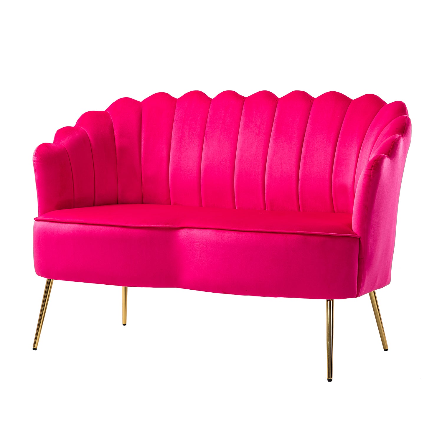 Donata Loveseat in Fushia