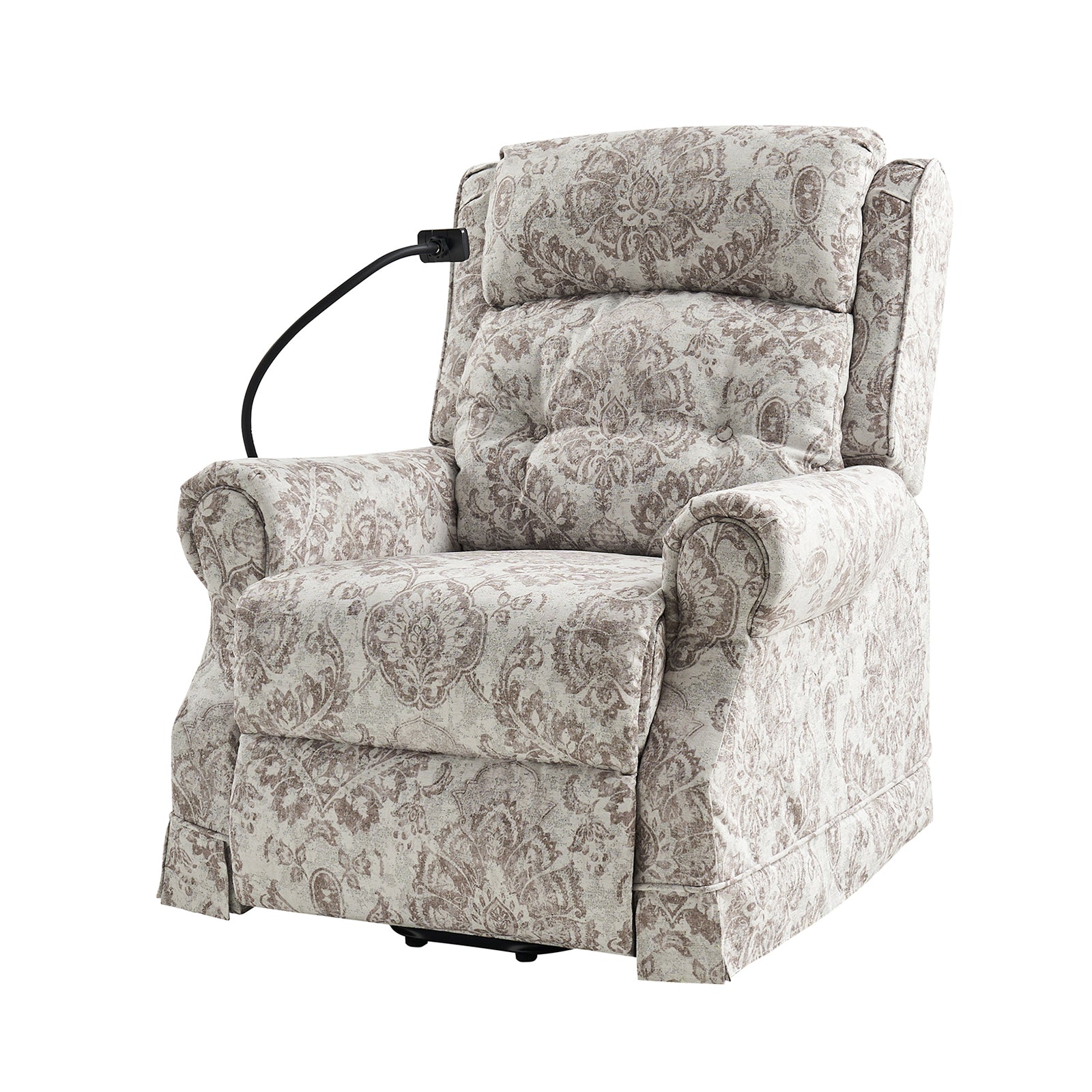 Billy Lift Assist Power Recliner in Damask