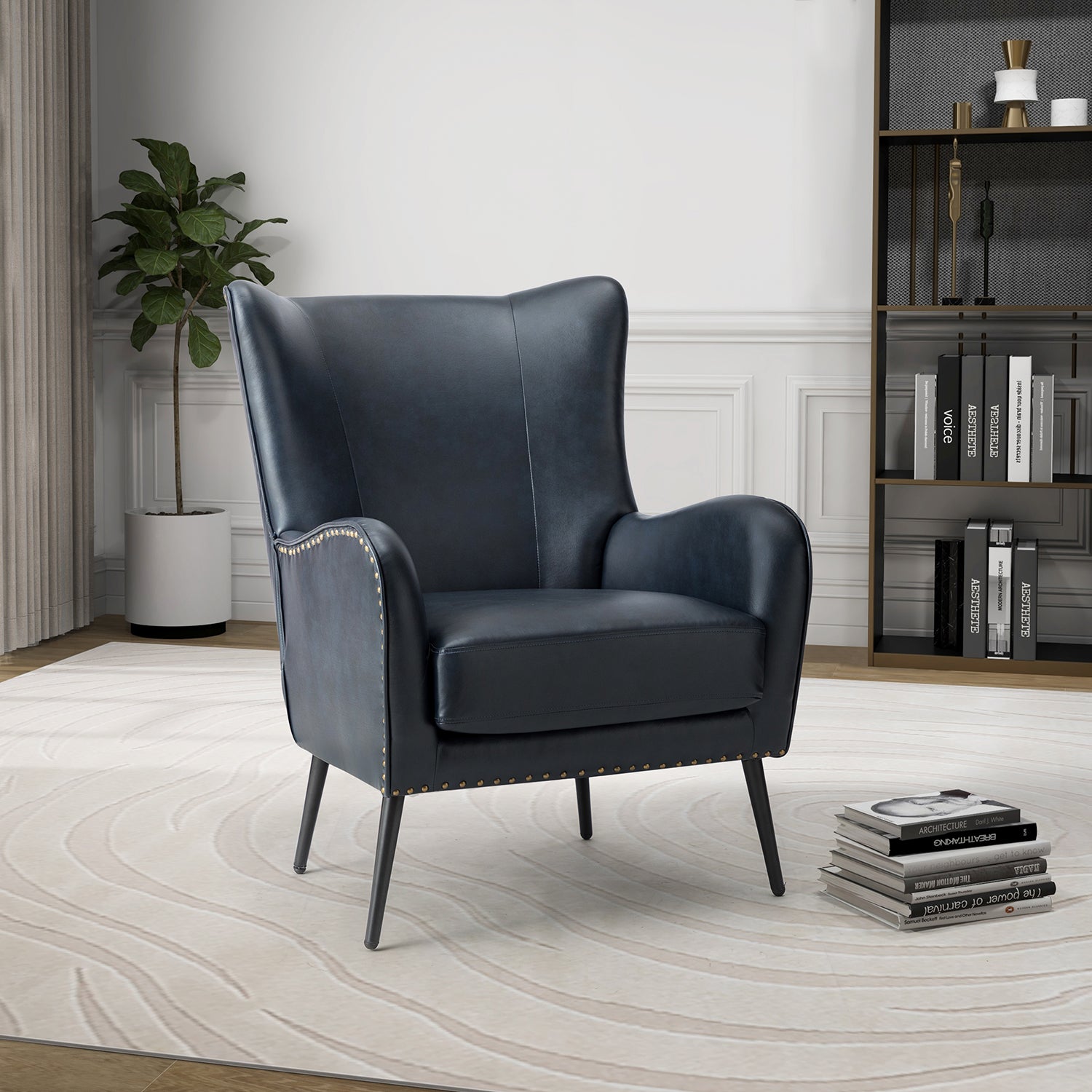 Meleagrides Armchair in Navy