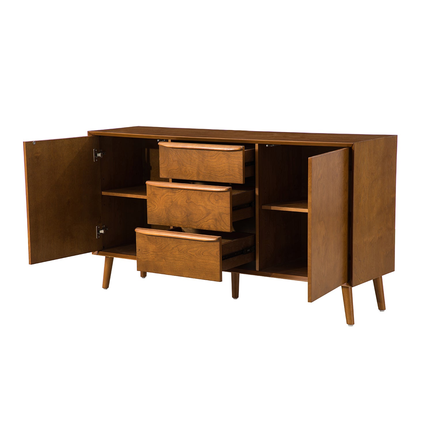Victor Wide 3 Drawer Sideboard in Acorn