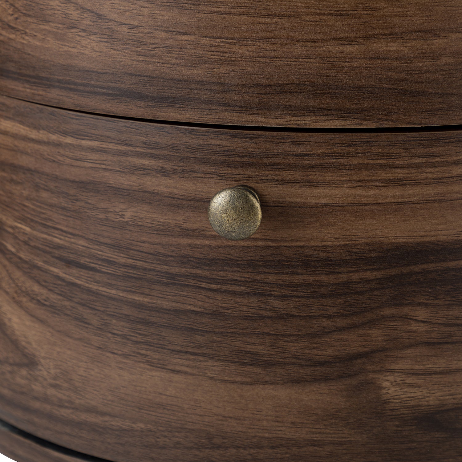 Etta Drum 3 - Drawer End Table in Walnut