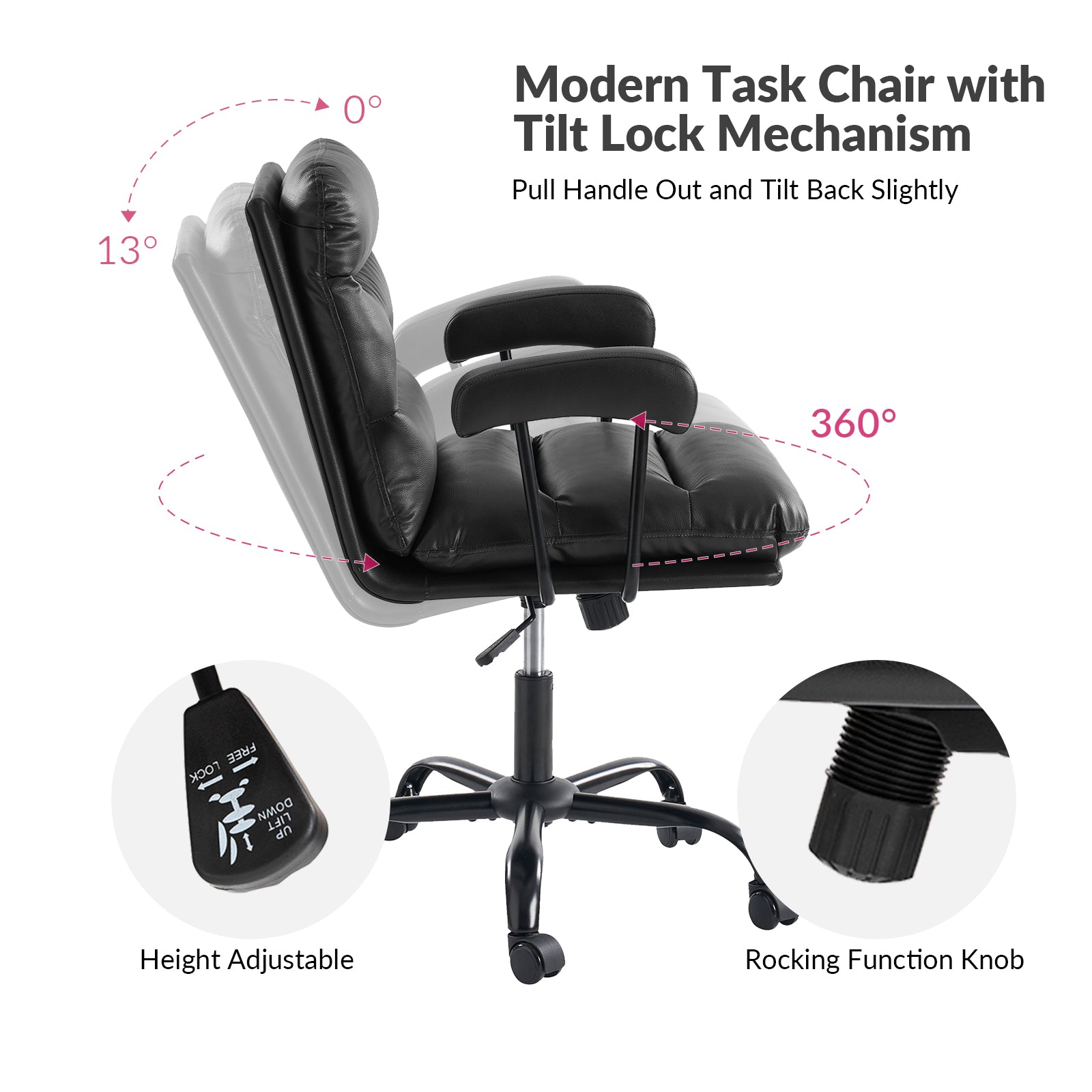 Sal Office Chair in Black