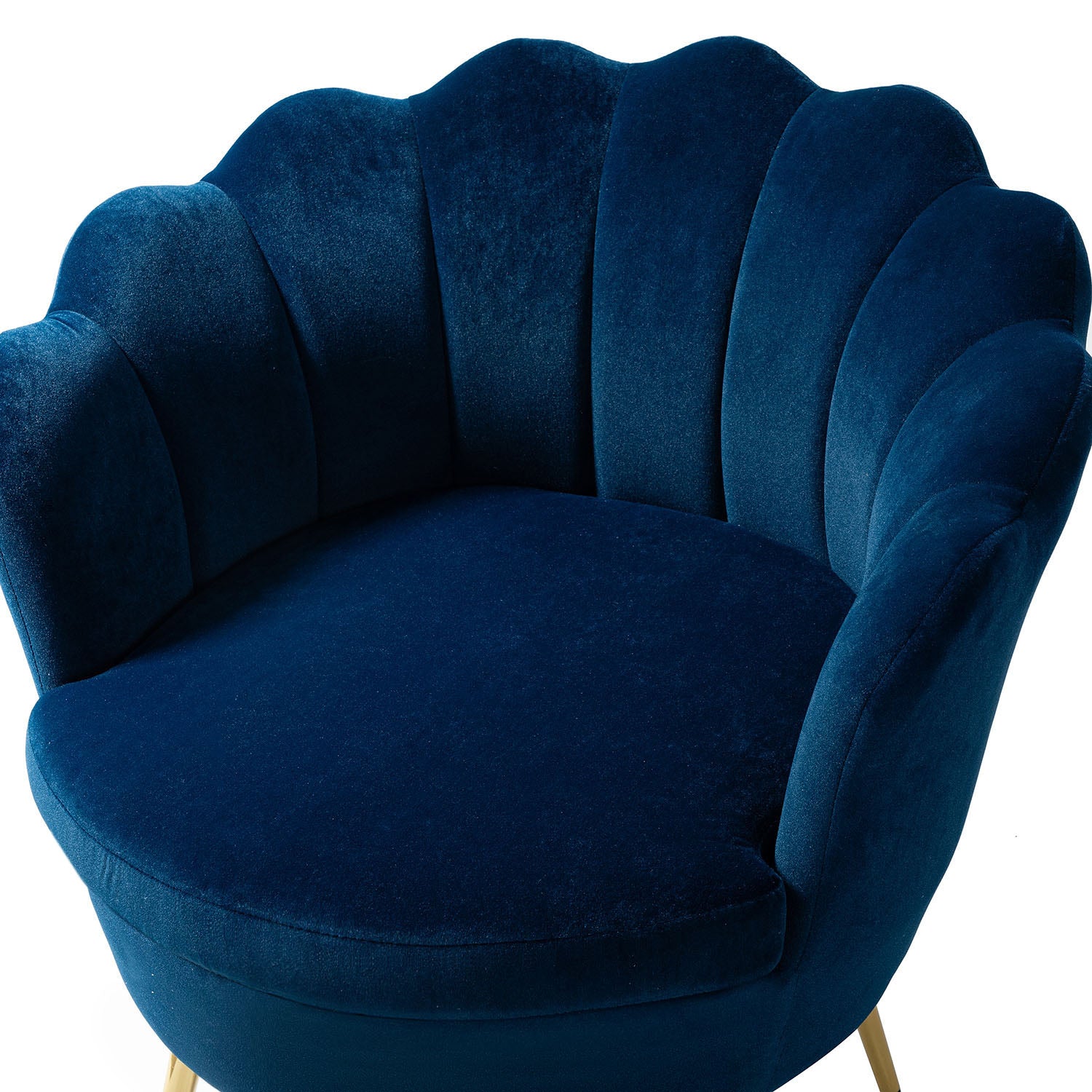 Donata Barrel Chair in Navy