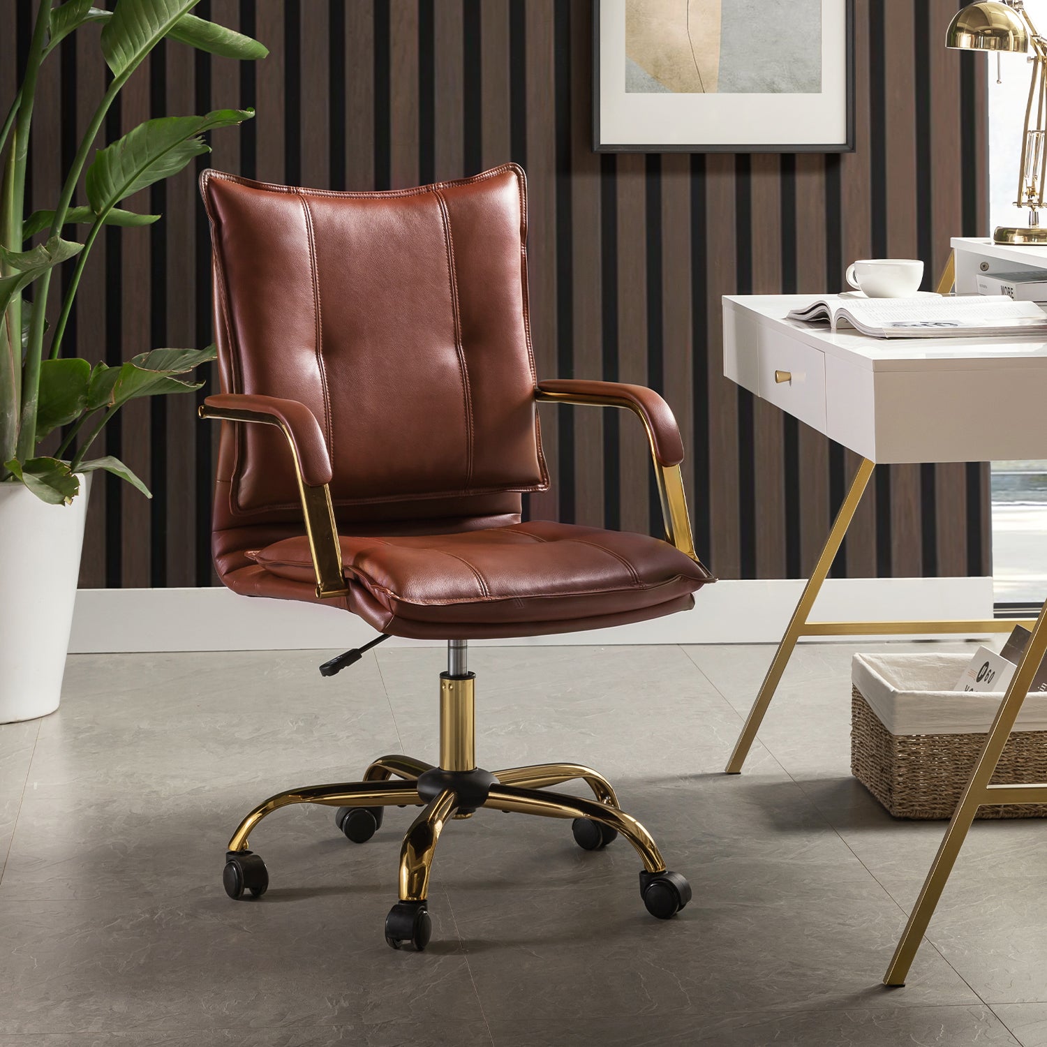 Maryland Office Chair in Brown