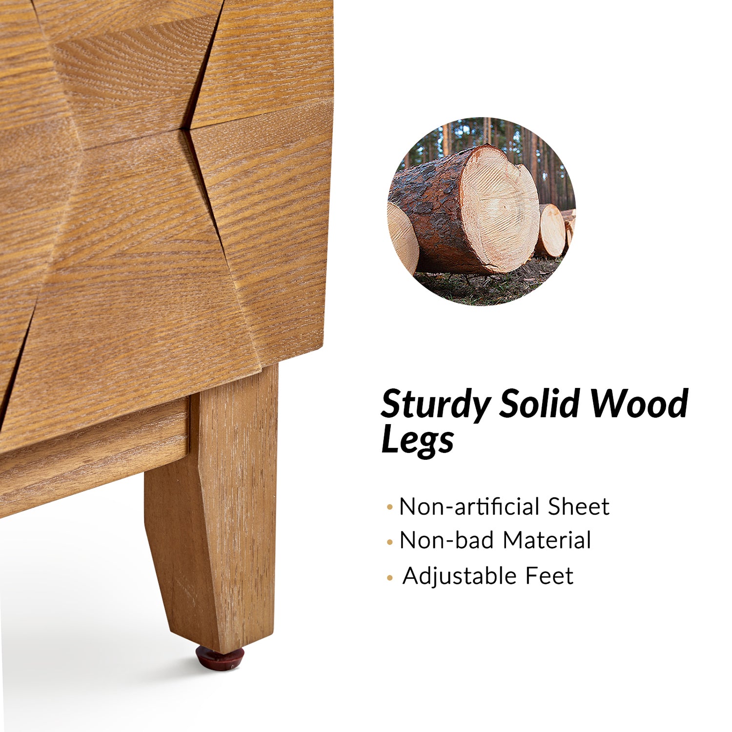 Helga Nightstand in Seadrift