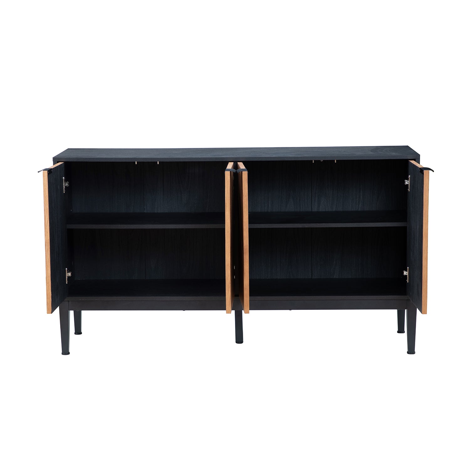 Hargapas 4 Door Sideboard in Black