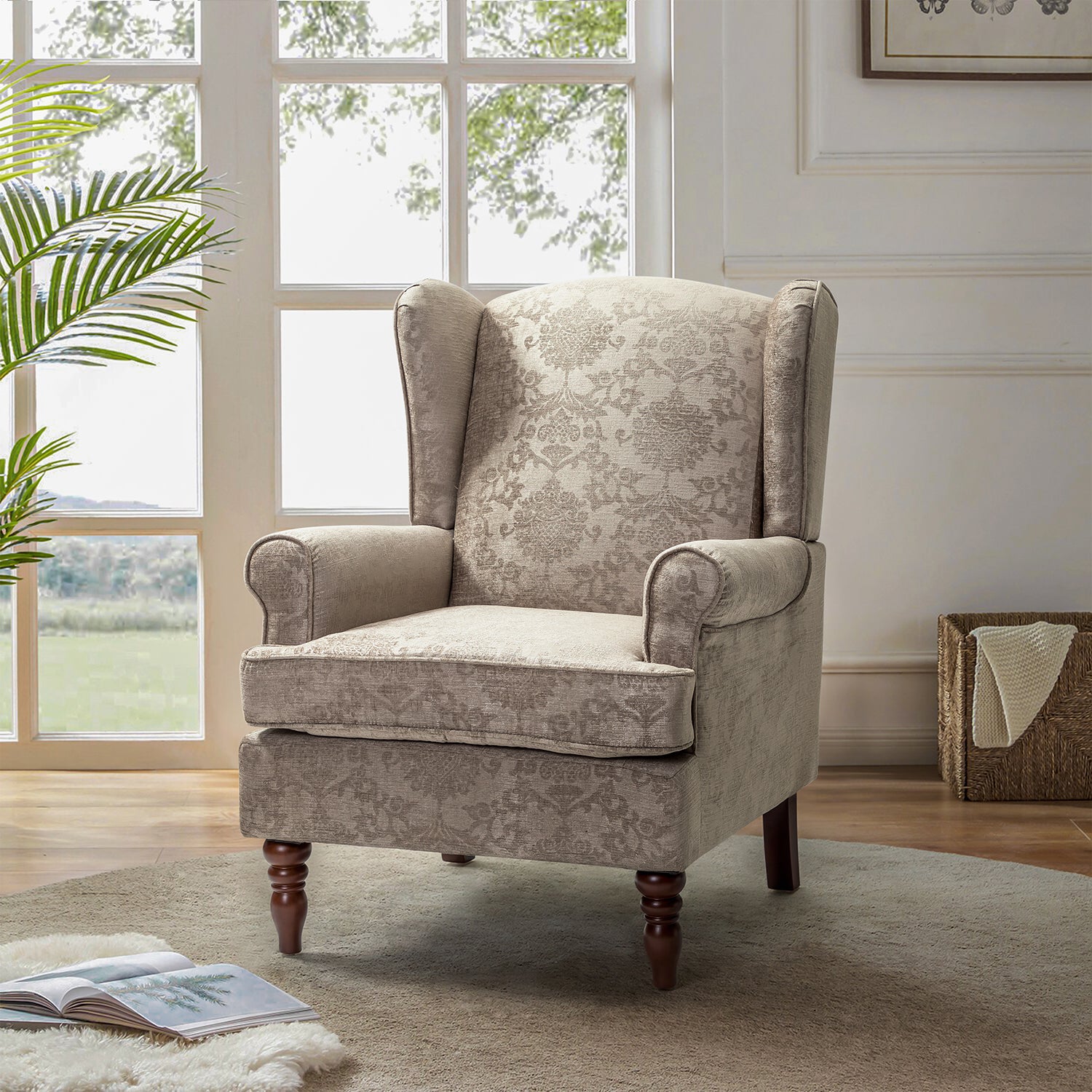 Umberto Armchair in Brocade
