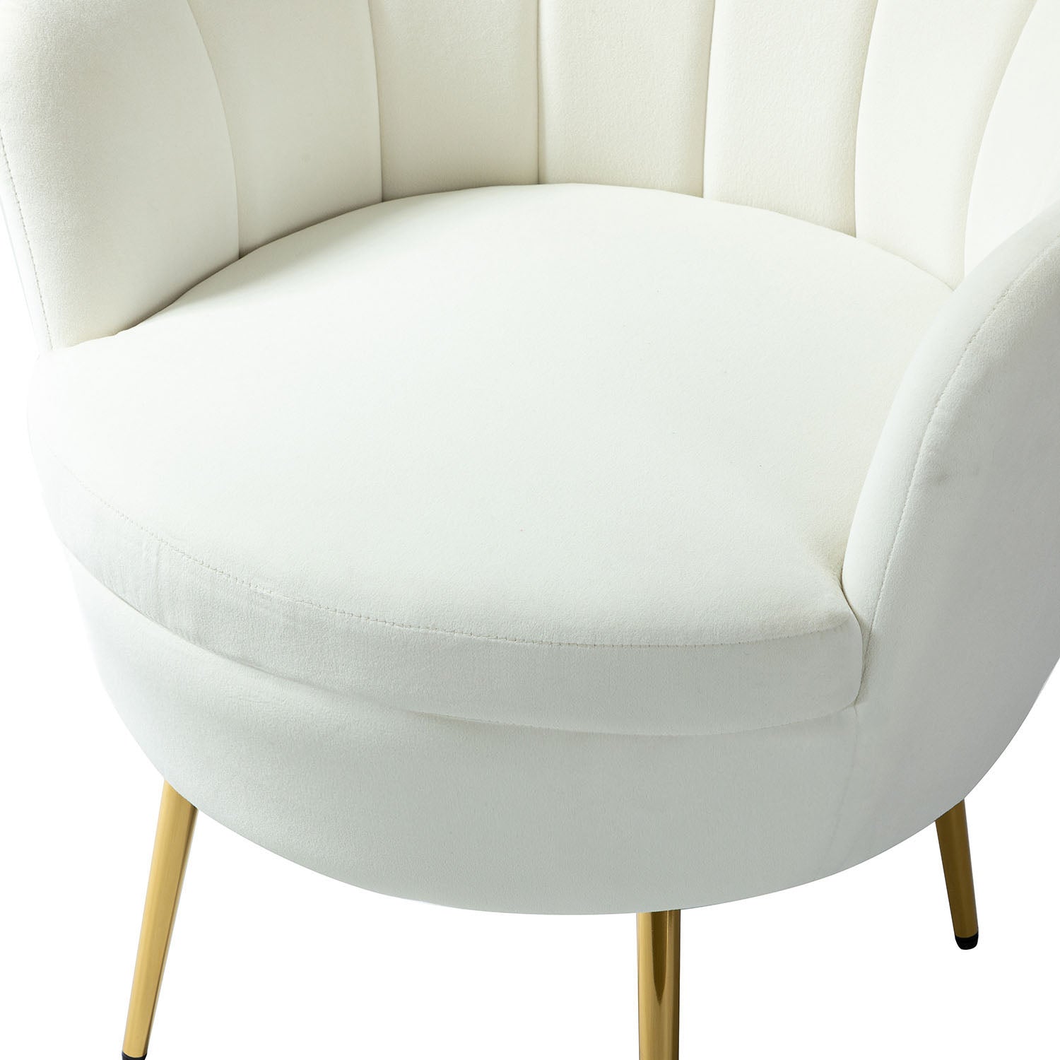 Donata Barrel Chair in Ivory