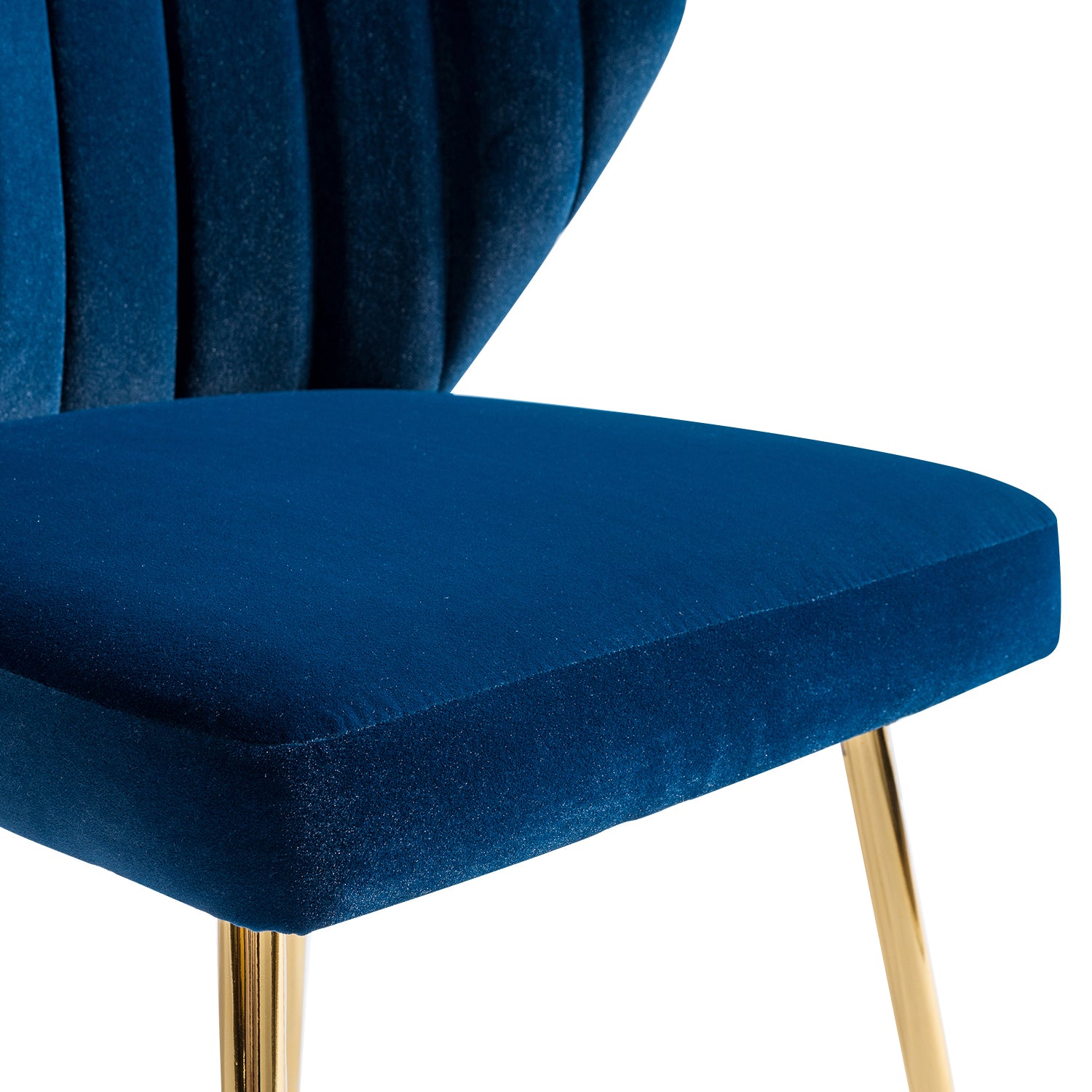 Milia Dining Chair Set of 2 in Navy