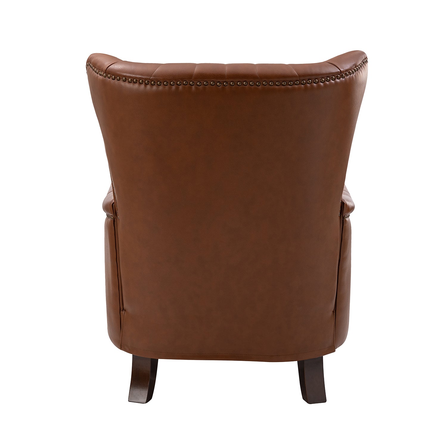 Xaver Genuine Leather Armchair in Brown