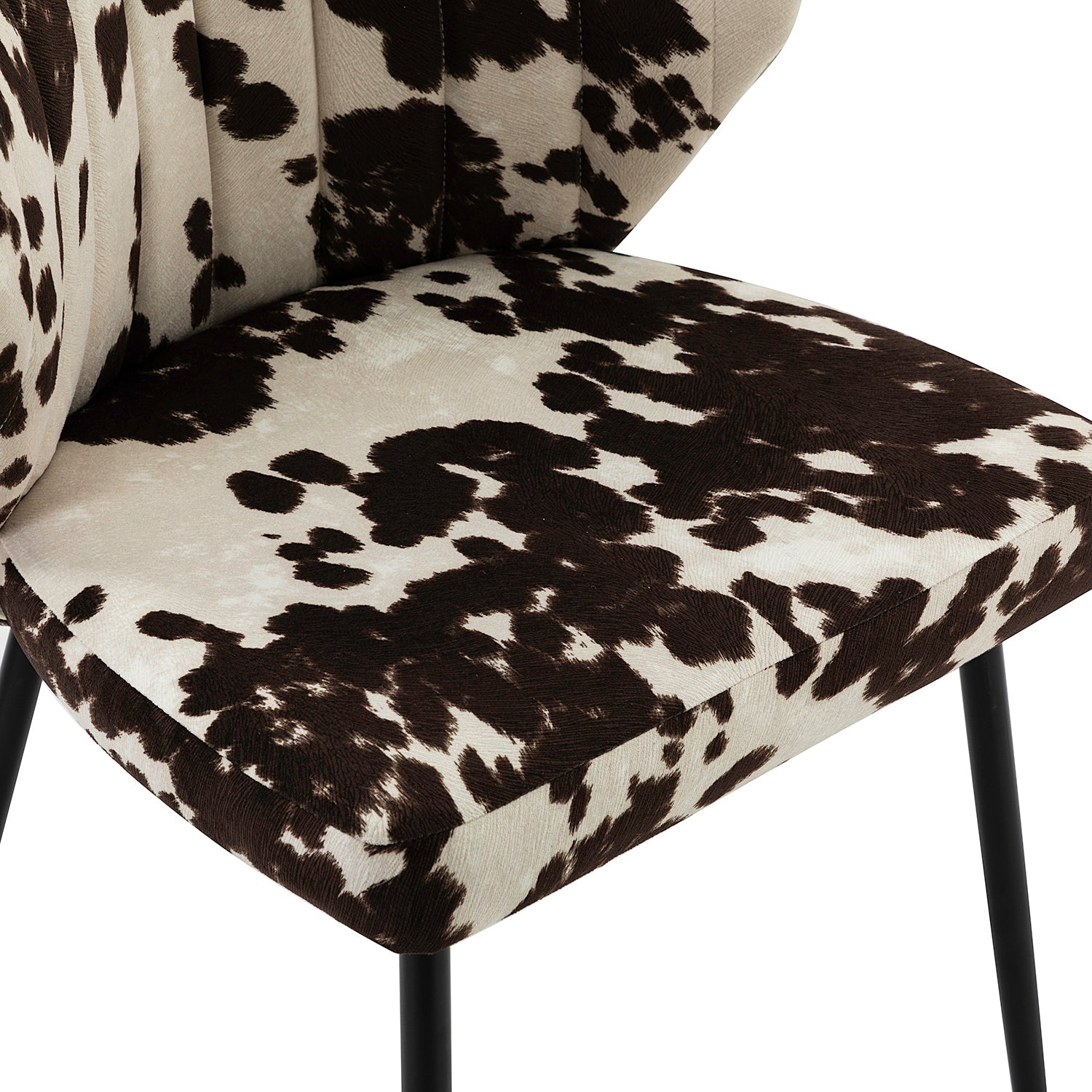 Bonatti Side Chair in Cowhide
