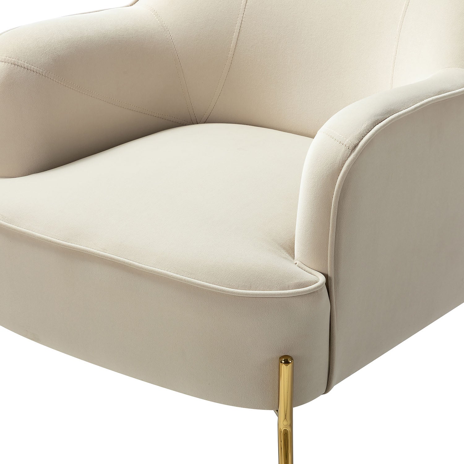 Nora Accent Chair in Tan