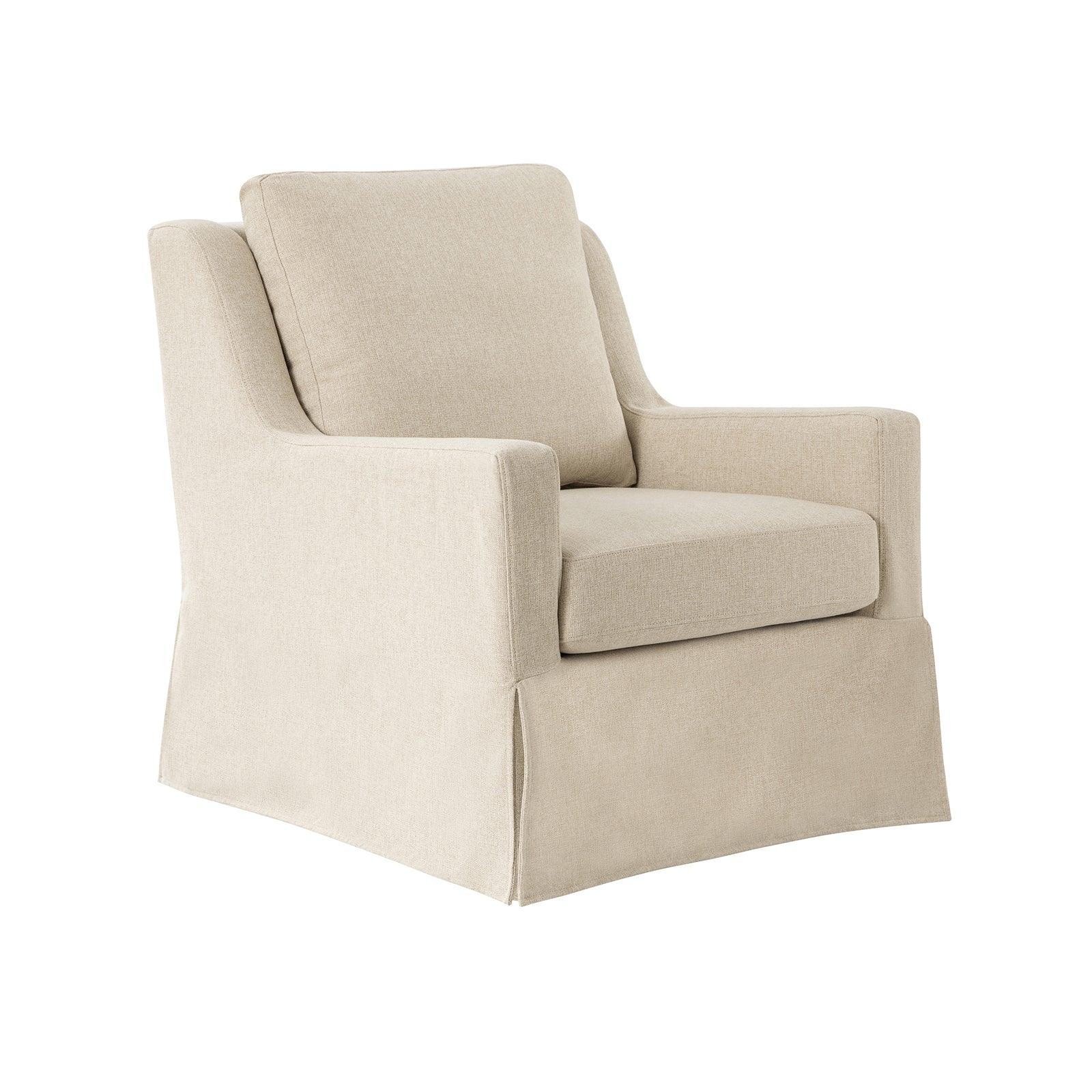 Stan Swivel Chair in Linen