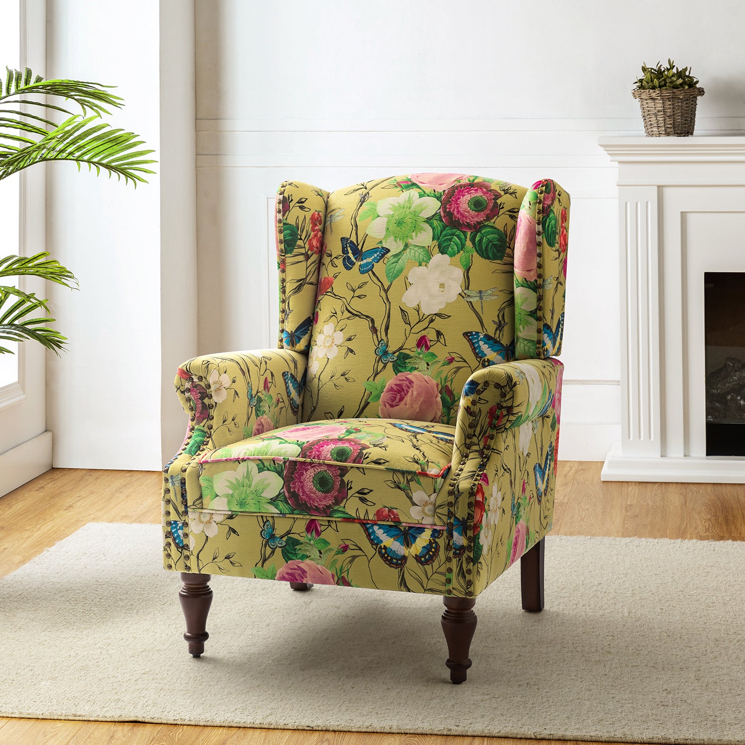 Theodor Armchair in Mustard