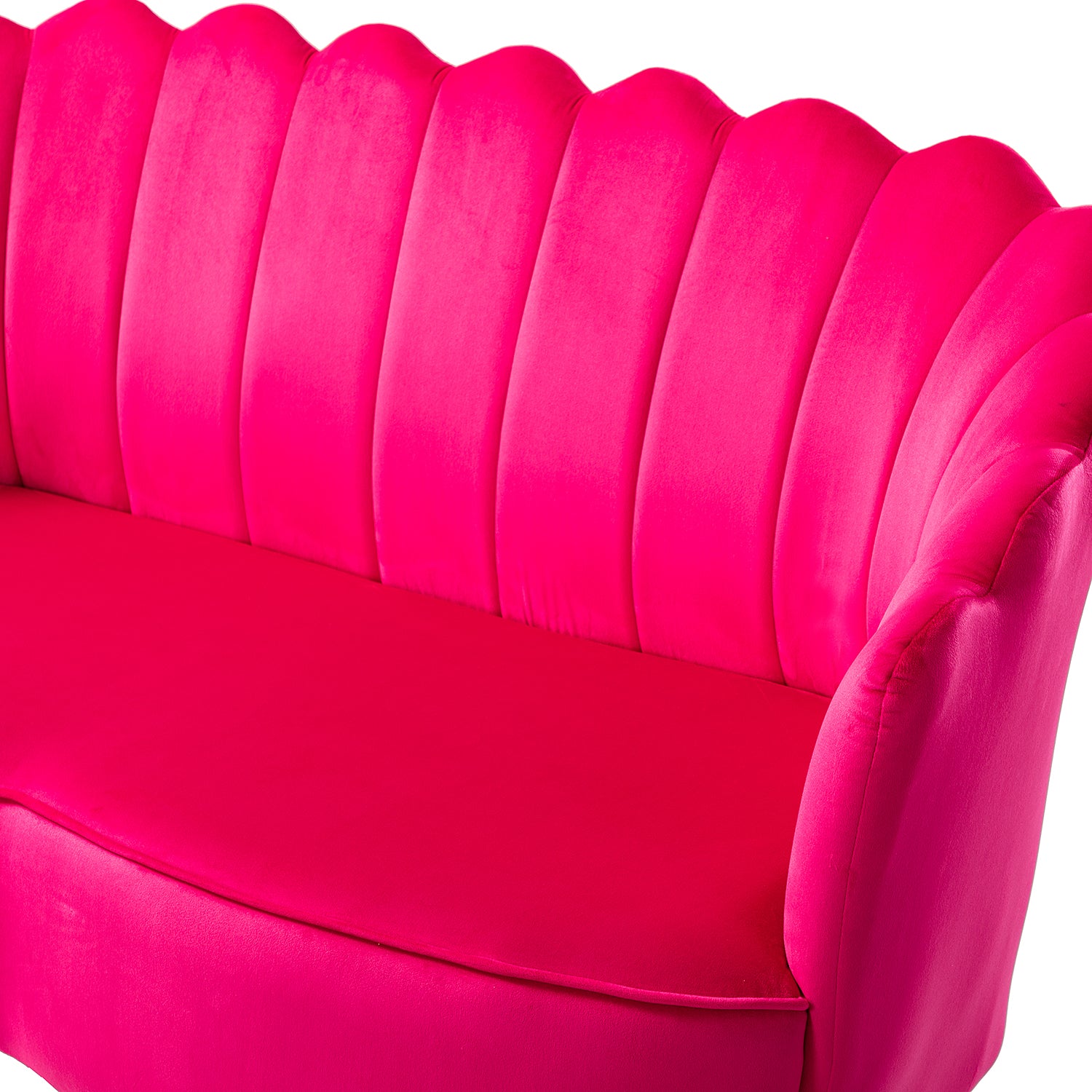 Donata Loveseat in Fushia