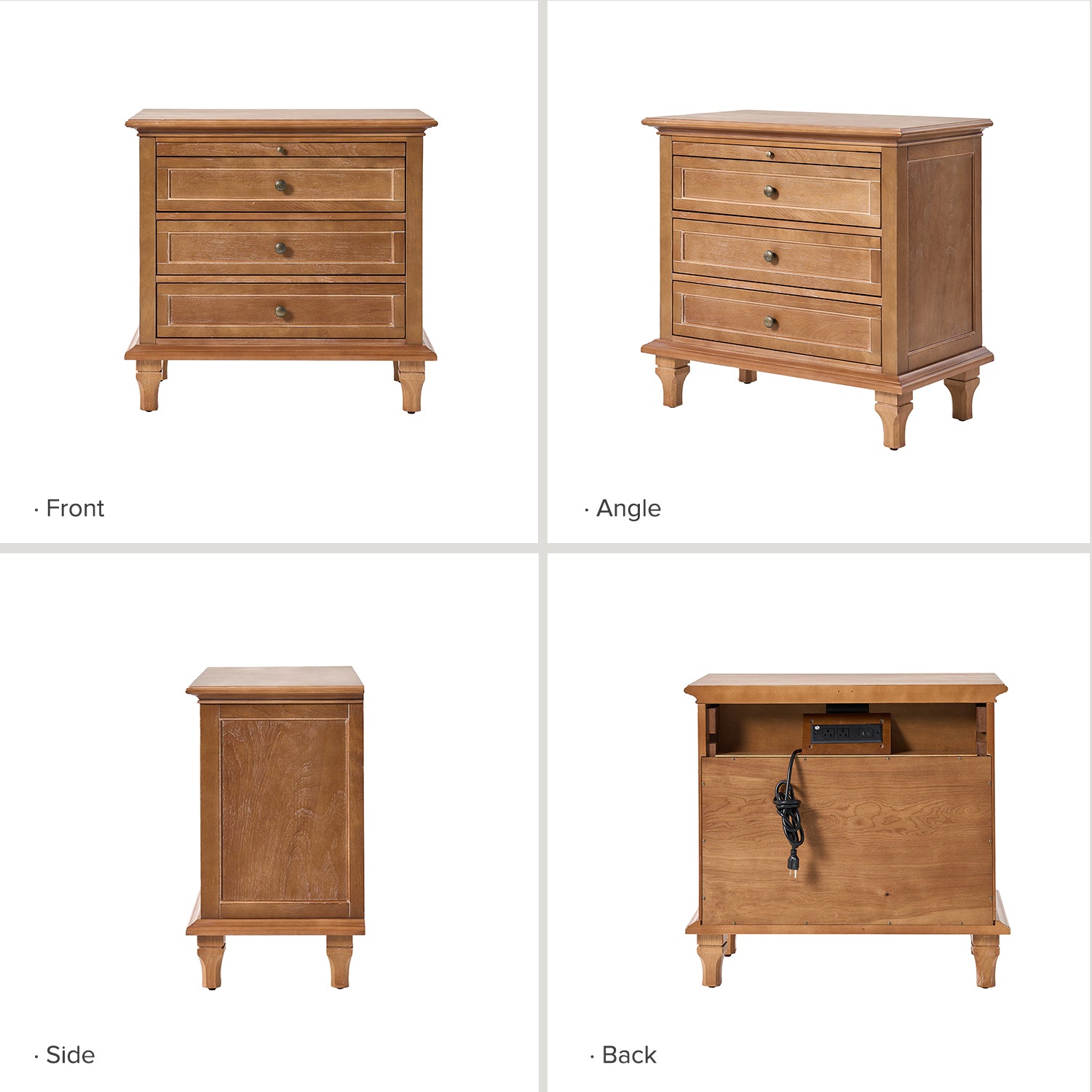 Dominic Nightstand in Acorn