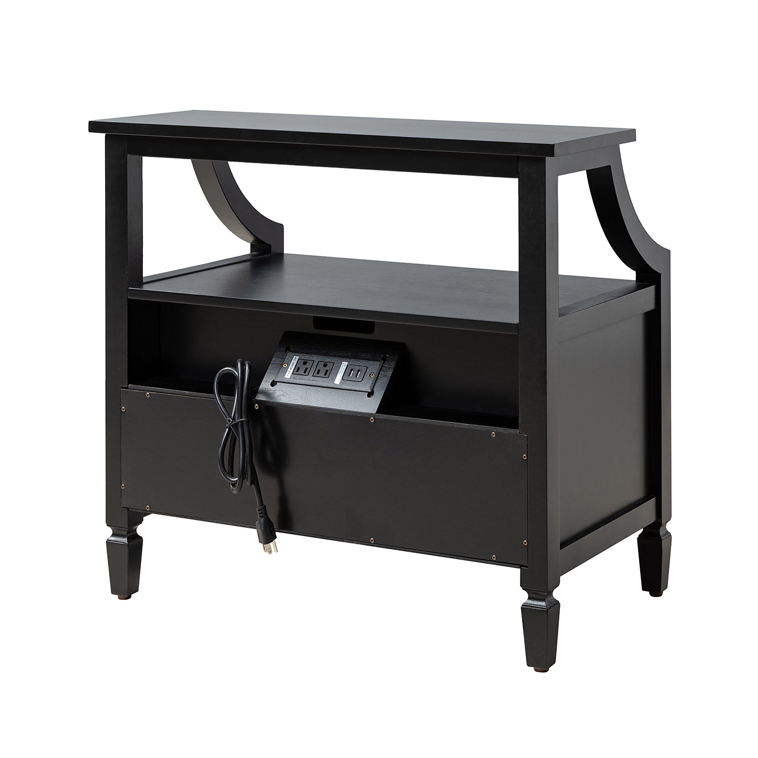 Bernadette Nightstand in Black
