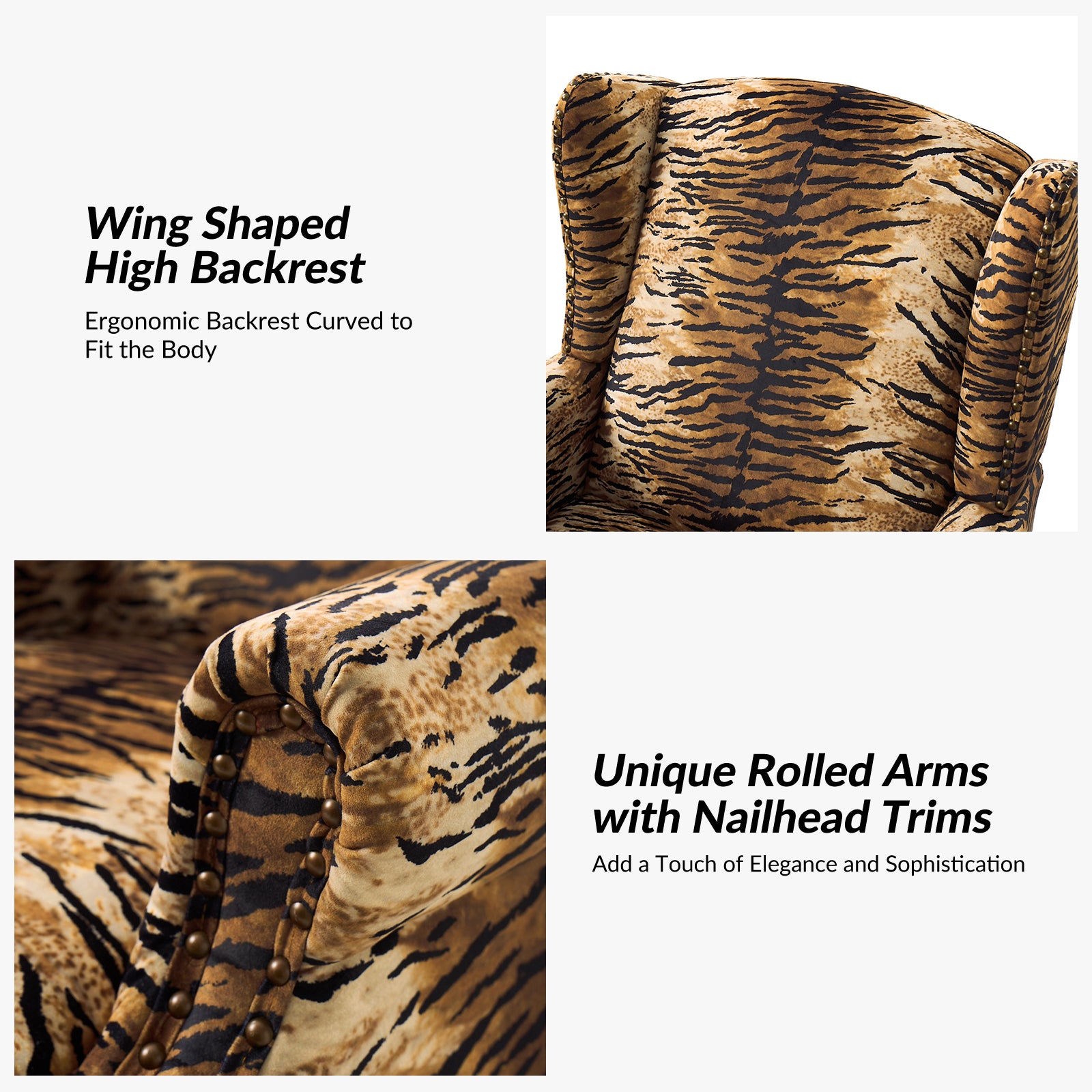 Ivan Armchair in Tiger