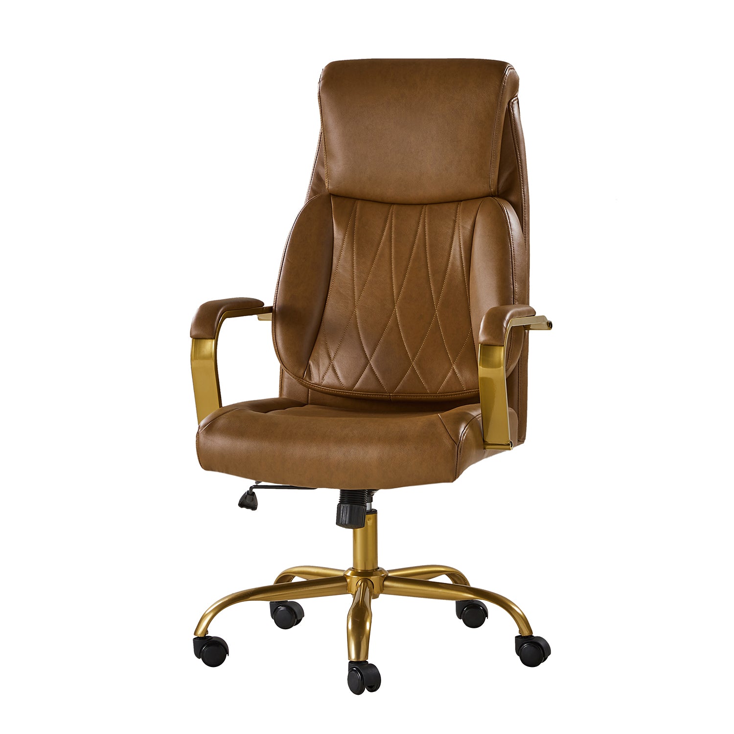 Bradford Ergonomic Office Chair with Lumbar Support in Camel