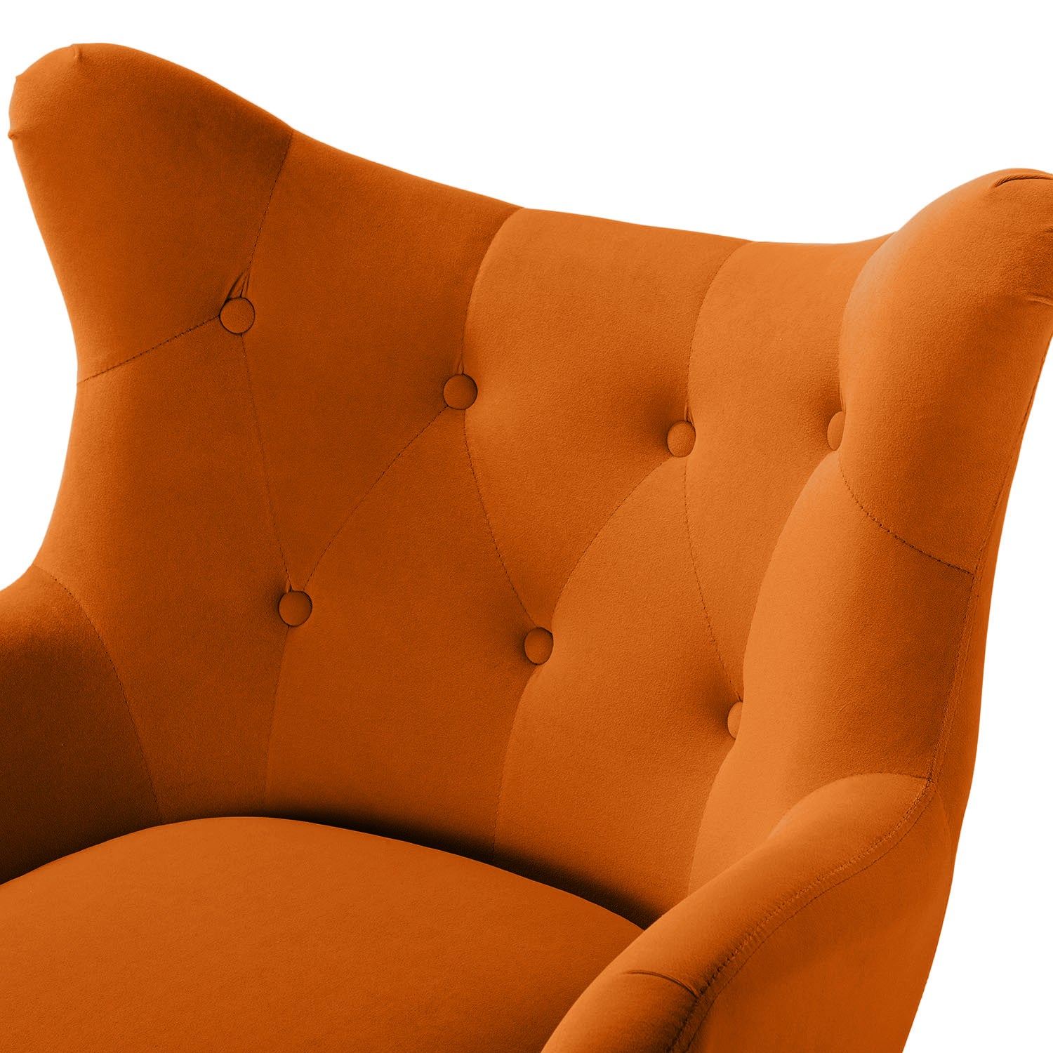 Arama Accent Chair in Orange