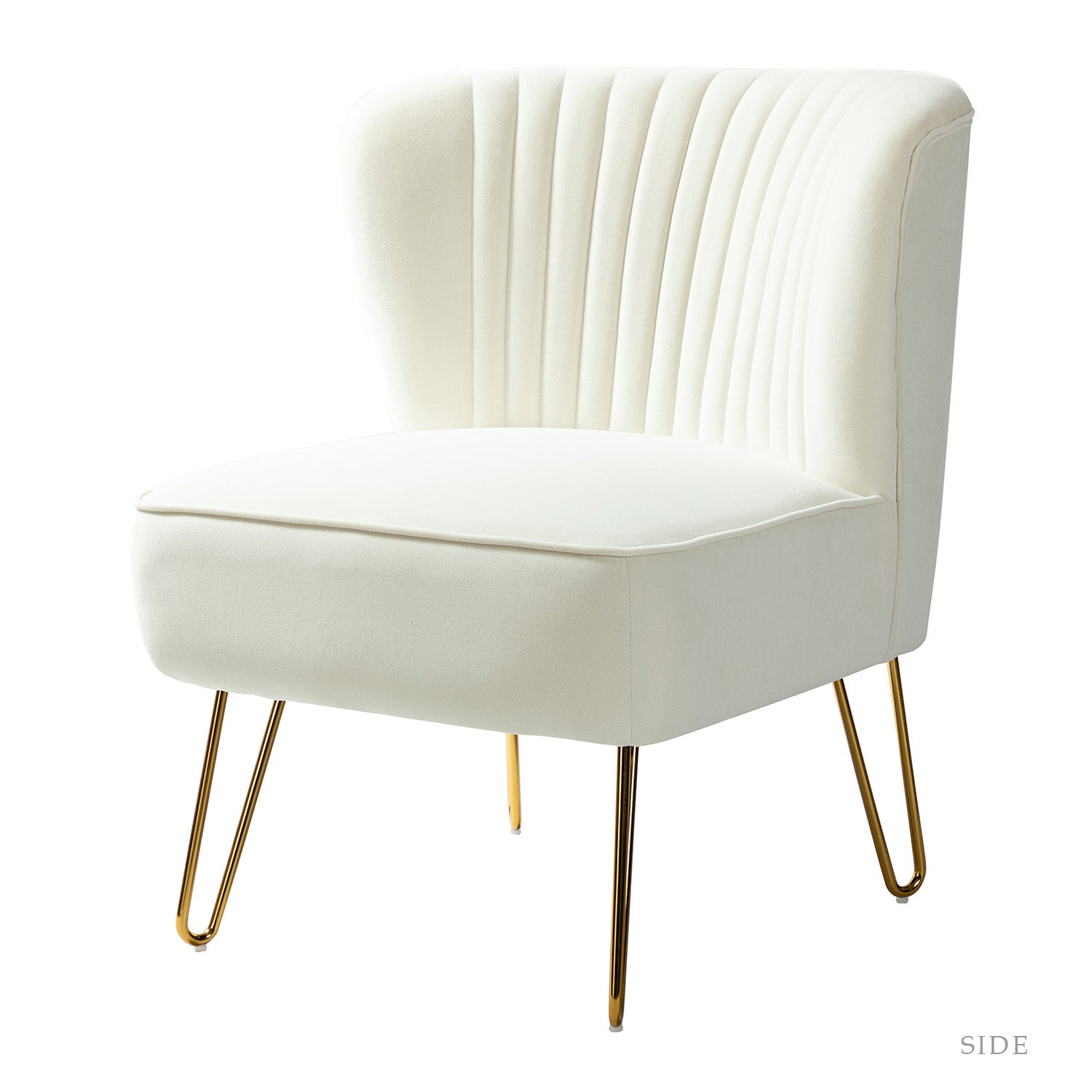 Eloisa Side Chair in Ivory