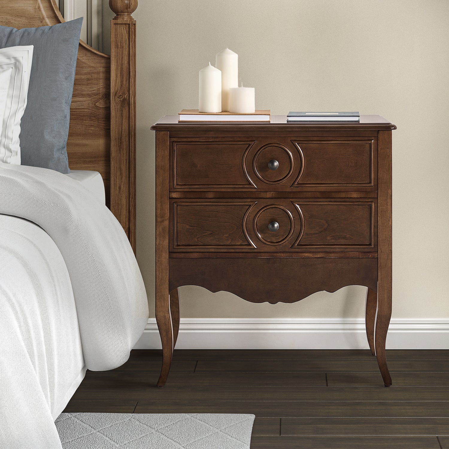 Patience Nightstand in Walnut