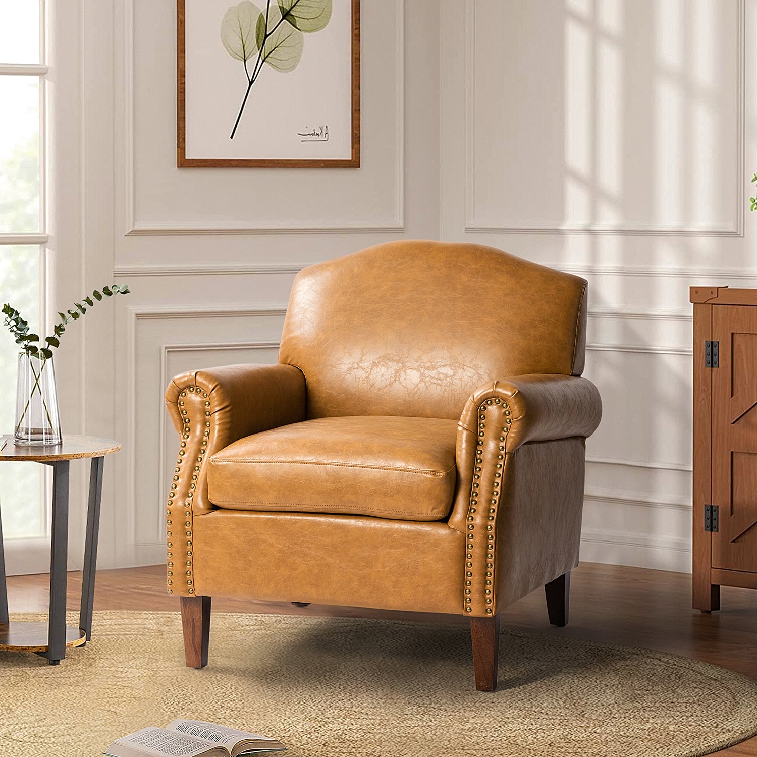 Eric Armchair in Camel