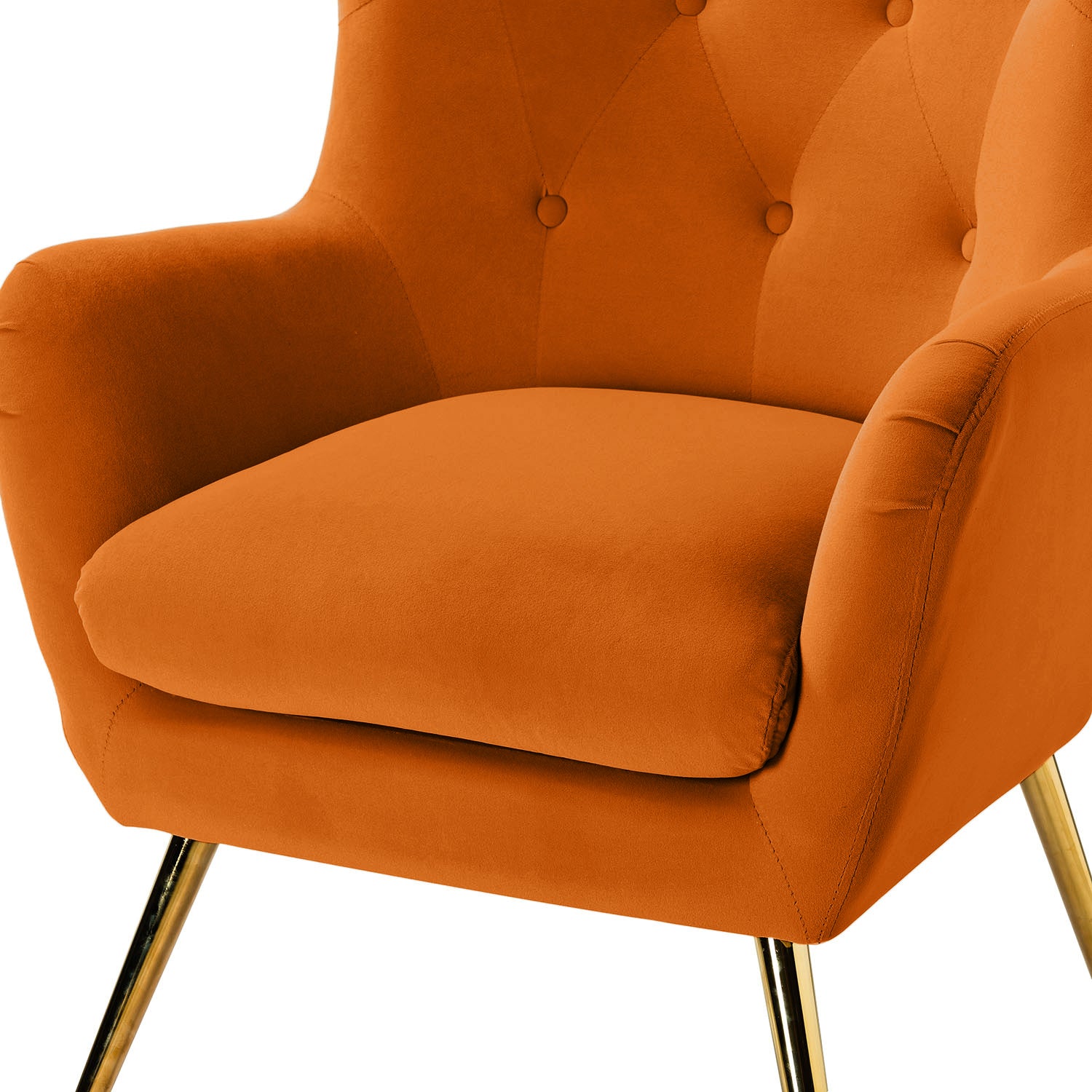 Arama Accent Chair in Orange