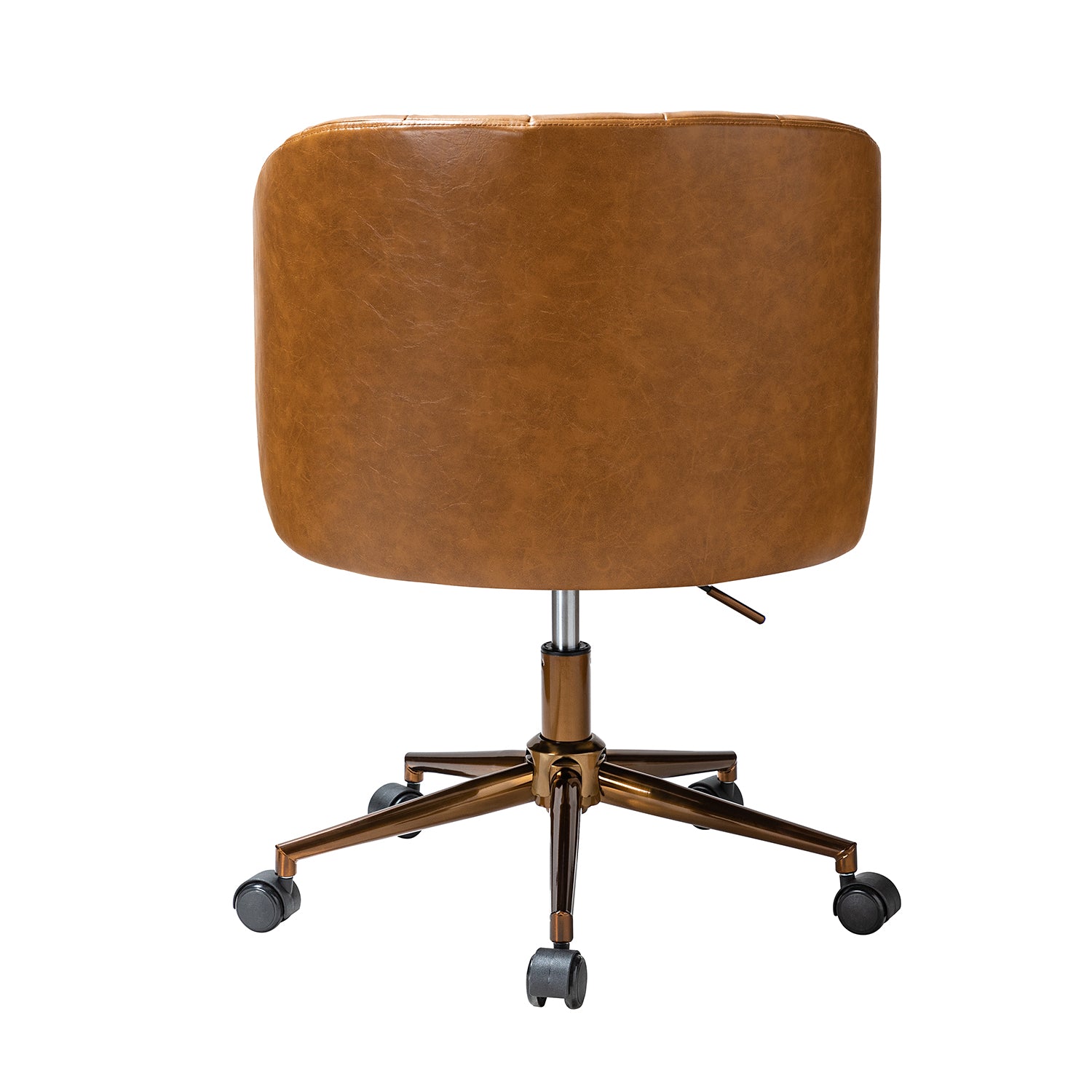 Eugene Vegan Leather Task Chair in Camel