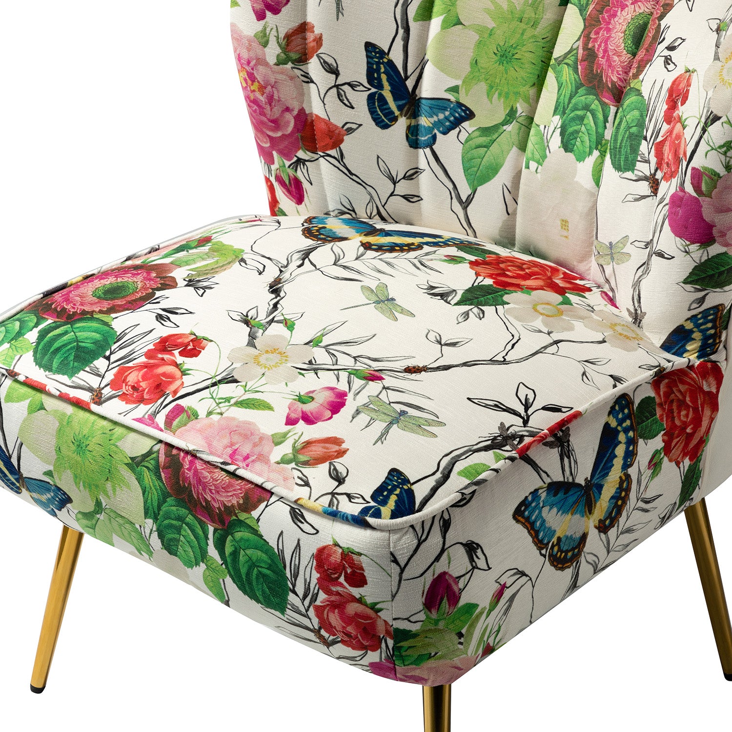Amata Side Chair in Ivory