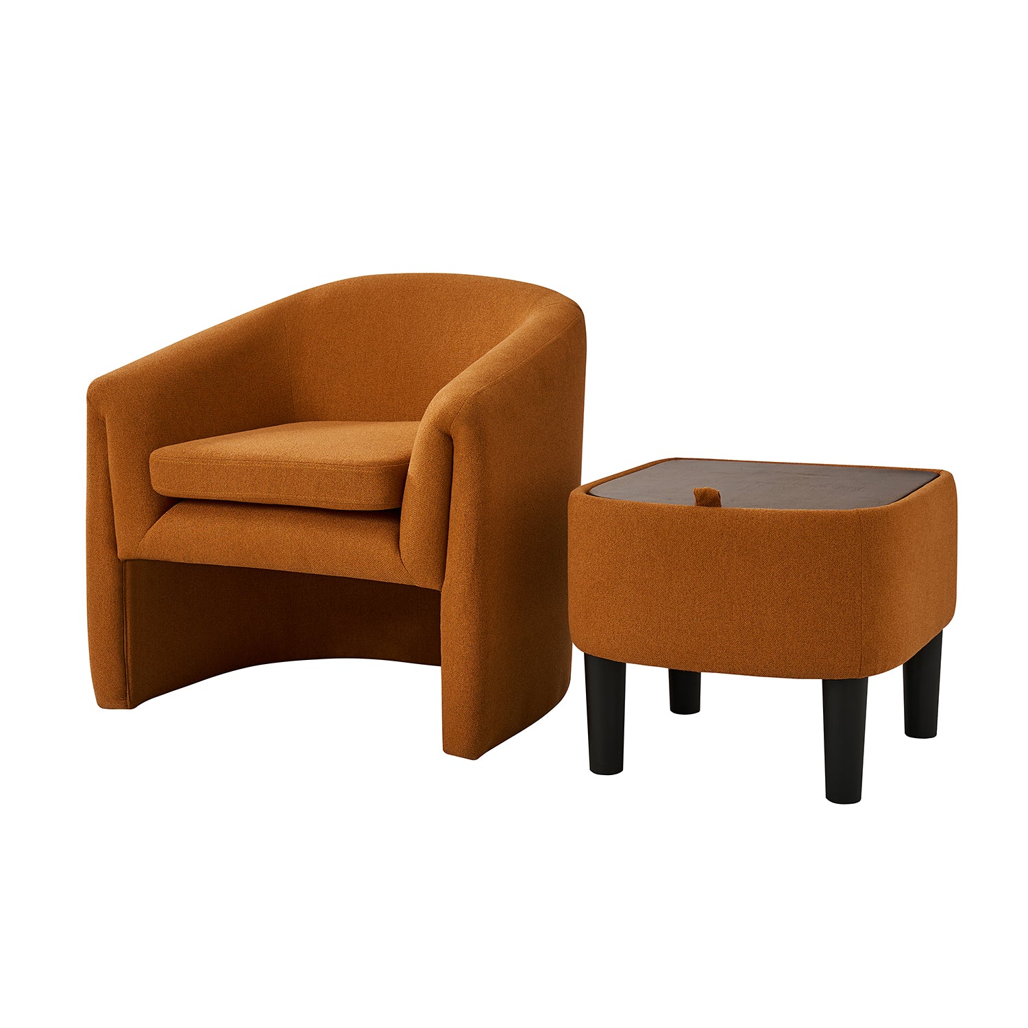 Arturo Armchair in Orange