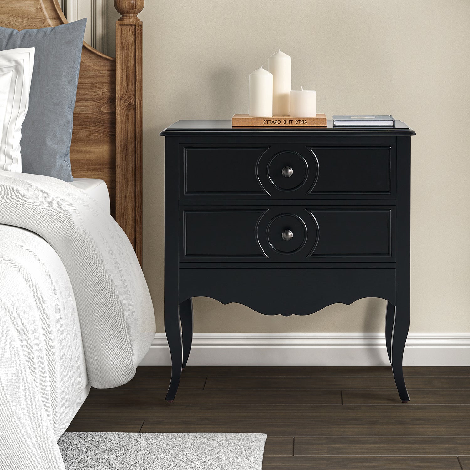Patience Nightstand in Black