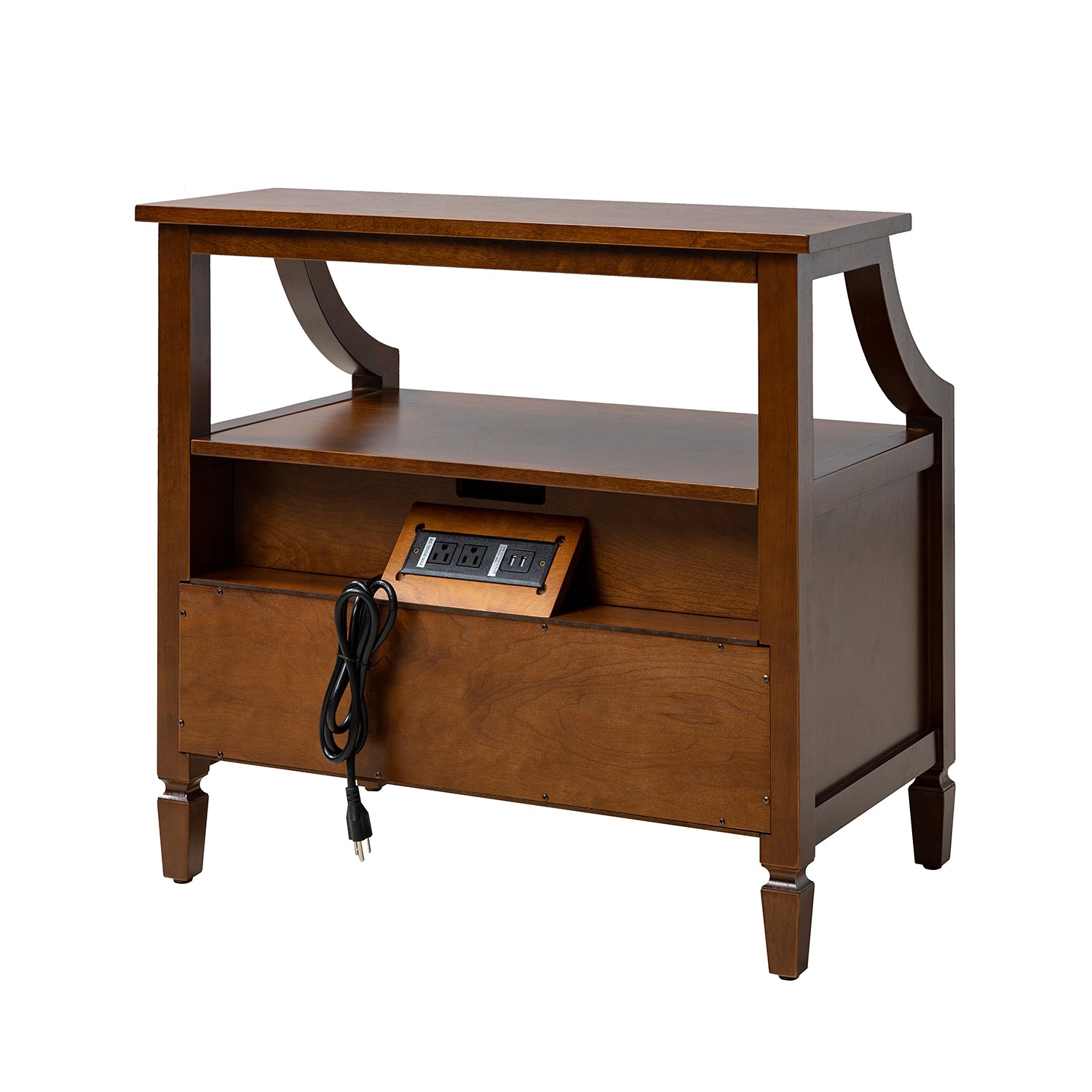 Bernadette Nightstand in Walnut