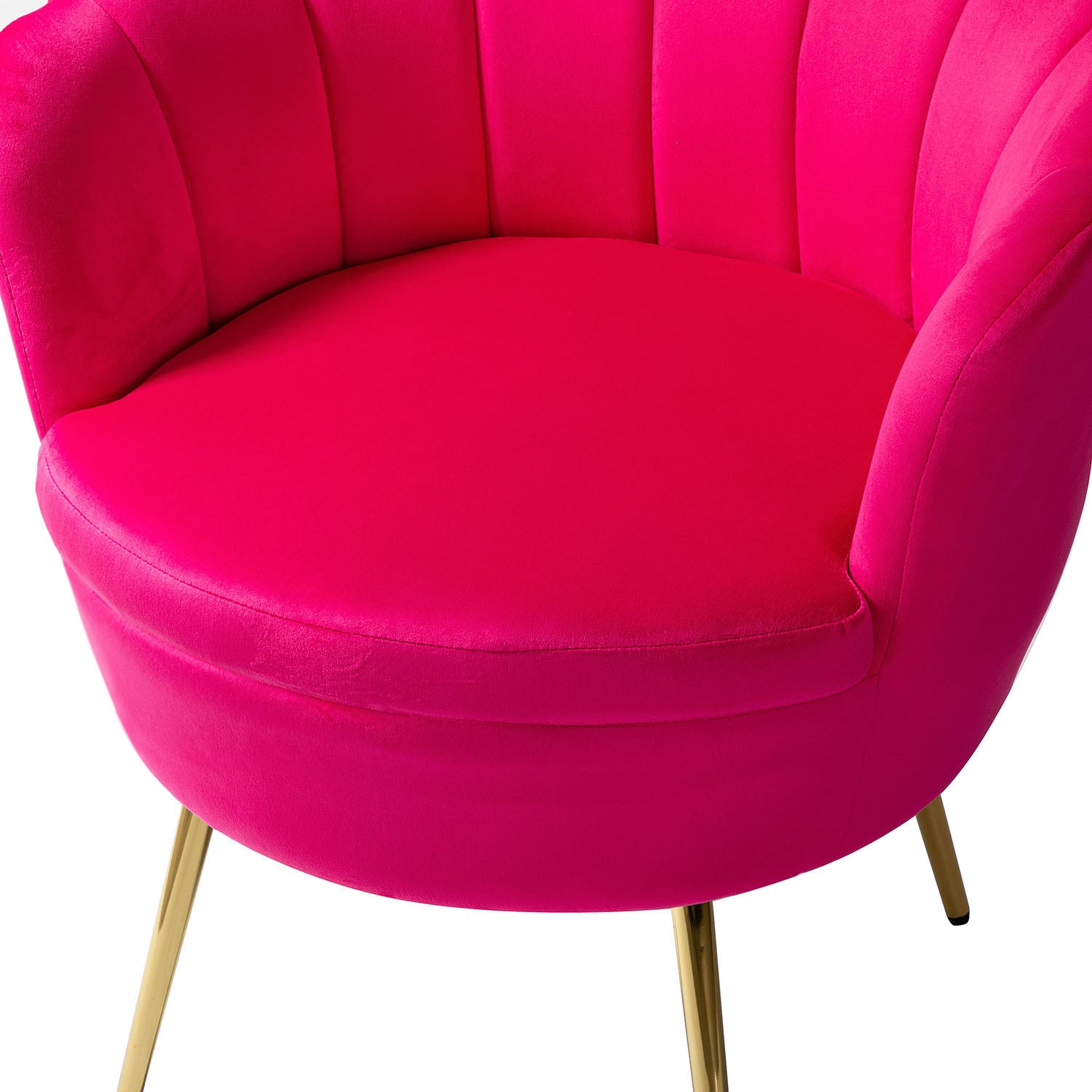 Donata Barrel Chair in Fushia