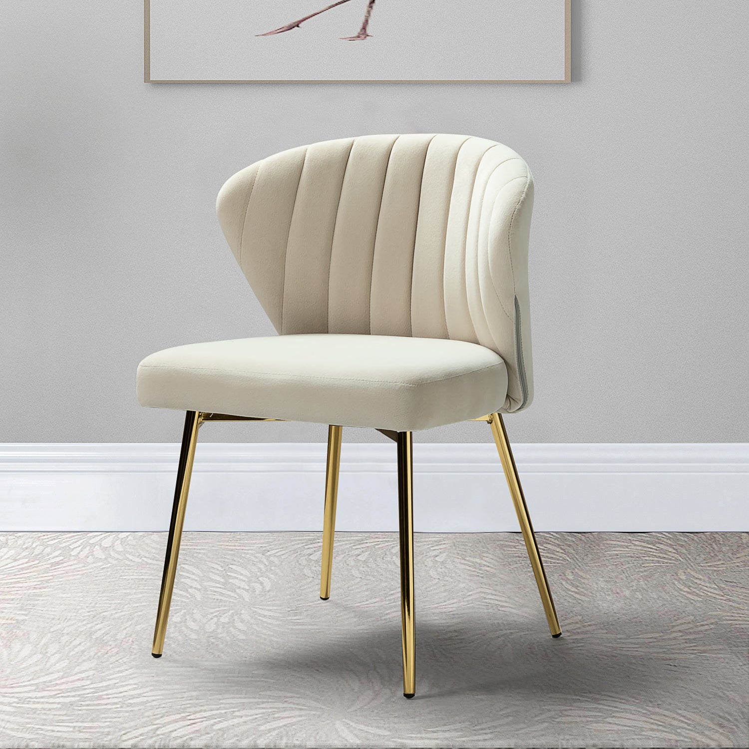 Luna Side Chair in Tan