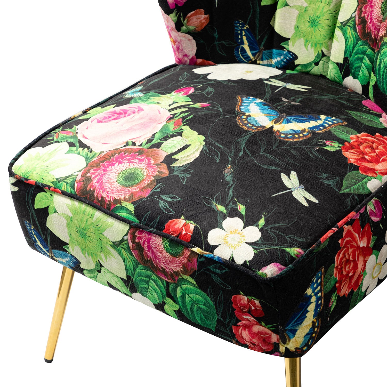 Amata Side Chair in Black