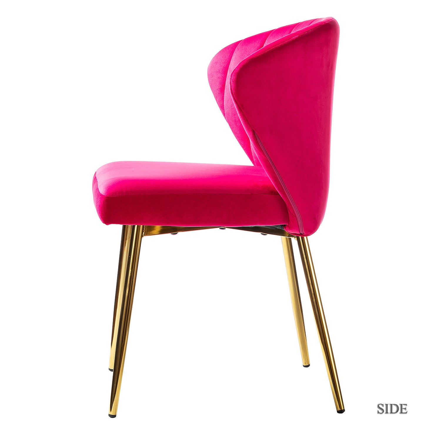 Luna Side Chair in Fuchsia